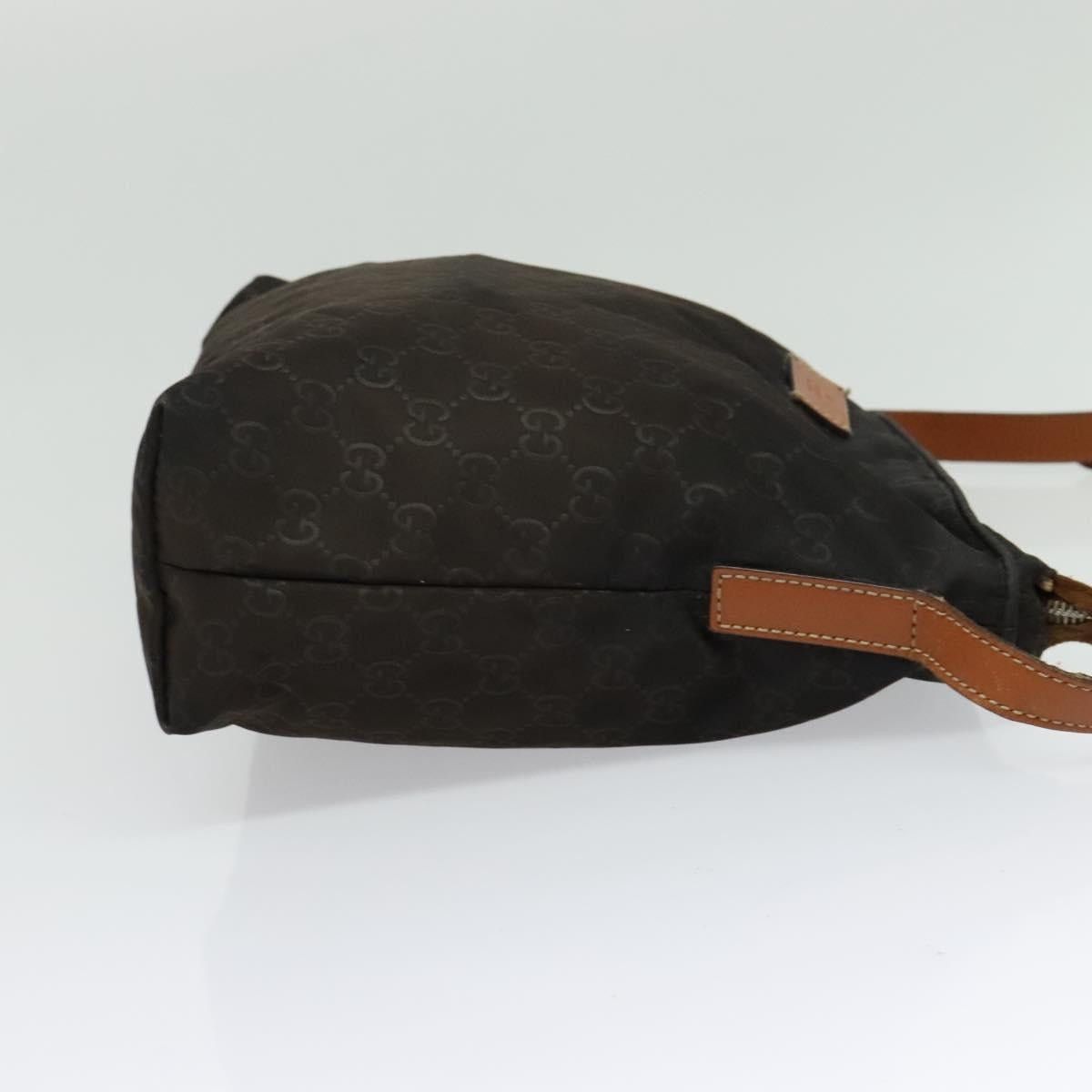 Gucci GUCCI GG Canvas Shoulder Bag Nylon Black Silver Size ONE SIZE - 5 Thumbnail