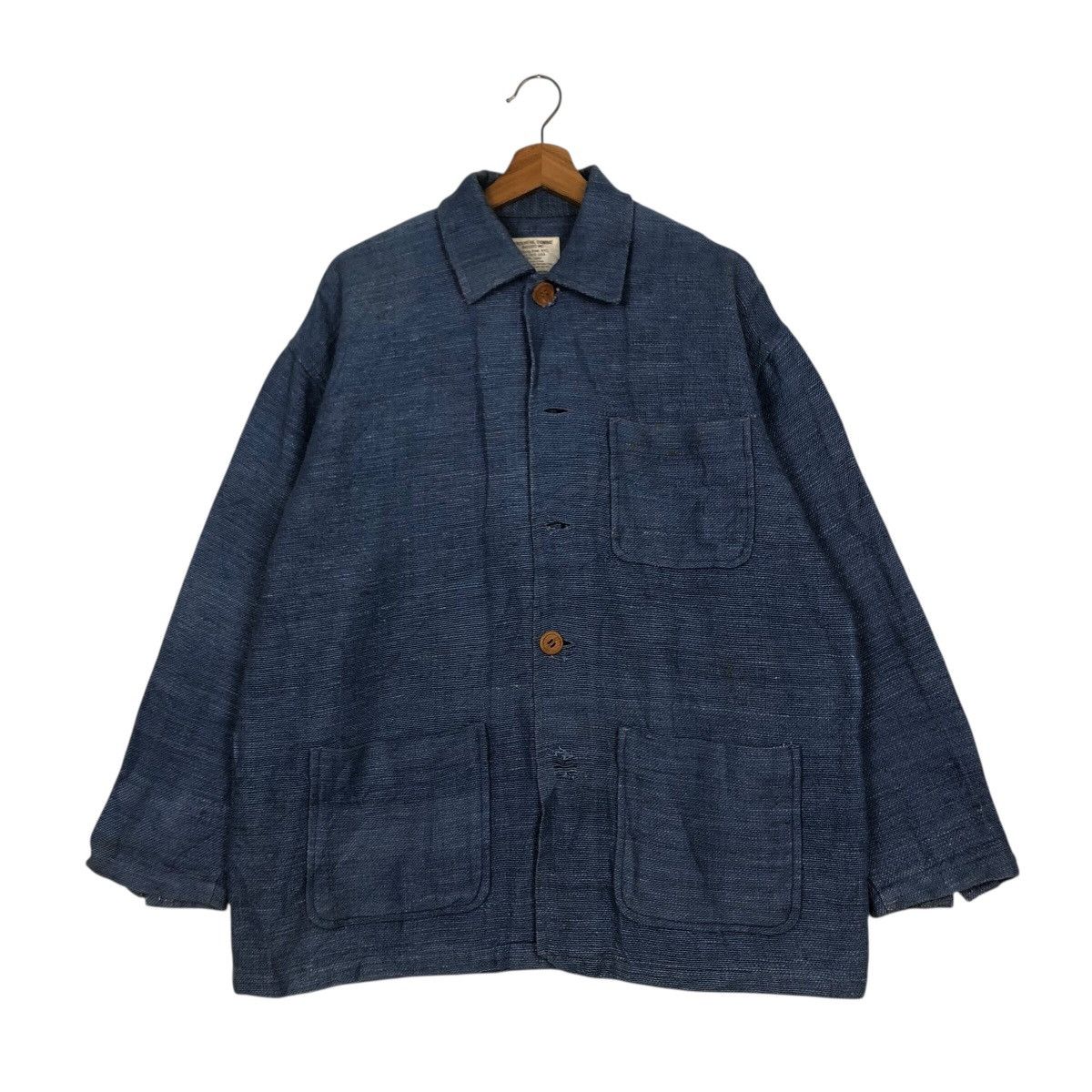Japanese Brand 📌Vintage Chore Work Jacket Freaks NYC Issey Miyake Size US L / EU 52-54 / 3 - 2 Thumbnail