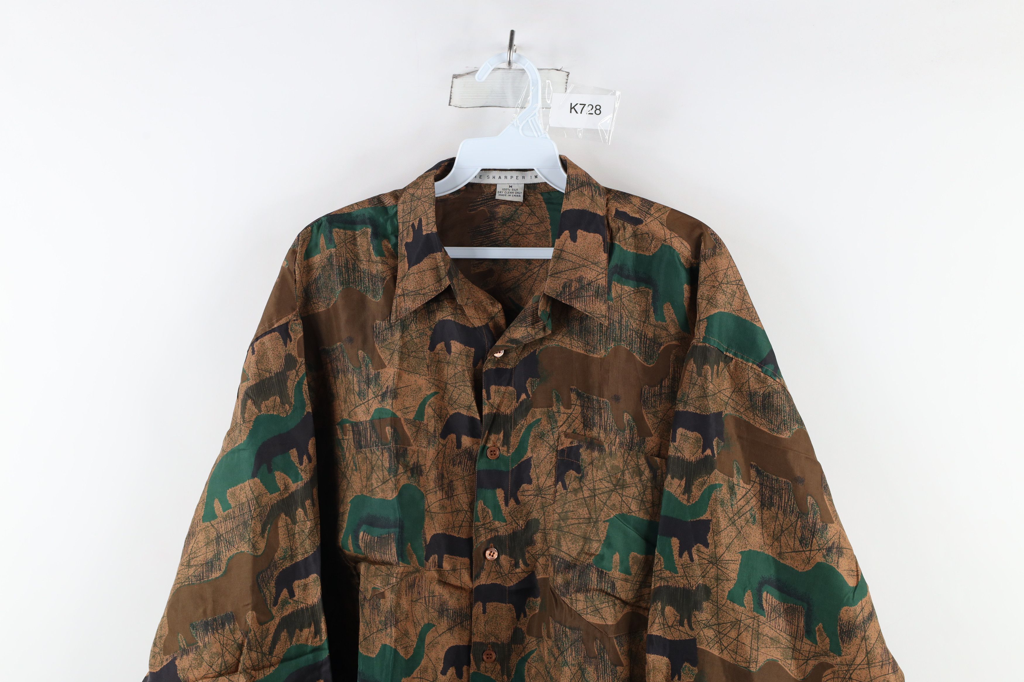 Vintage Vintage 90s Streetwear Abstract All Over Print Button Shirt Size US M / EU 48-50 / 2 - 2 Thumbnail