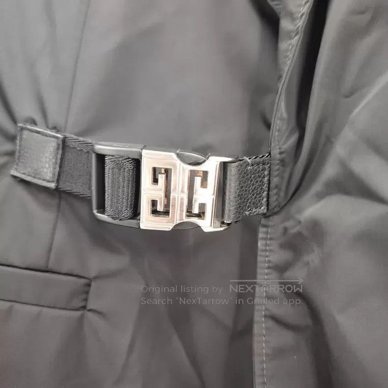 Givenchy Givenchy 4G Buckle Nylon Blazer Jacket Size US M / EU 48-50 / 2 - 3 Thumbnail