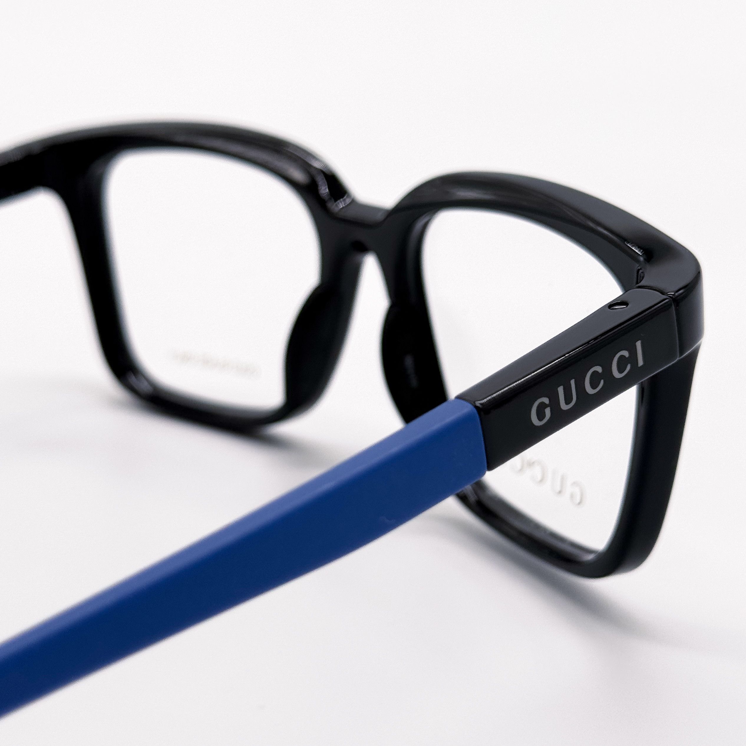 Gucci NEW GUCCI GG1738O 004 BLACK/BLUE MEN EYEGLASSES GUCCI Size ONE SIZE - 8 Thumbnail