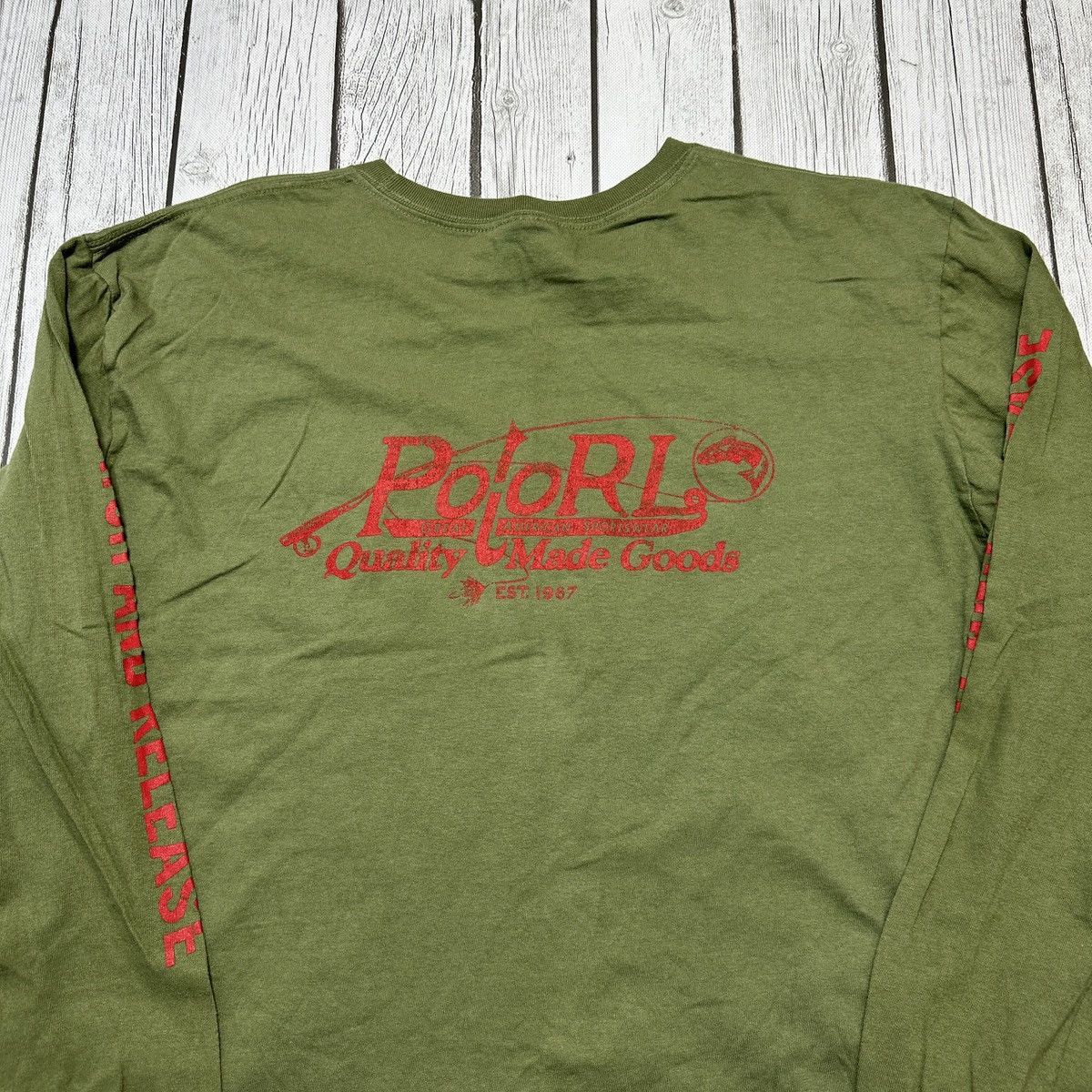 Polo Ralph Lauren × Vintage Vintage Polo long sleeve tee Size US L / EU 52-54 / 3 - 4 Thumbnail