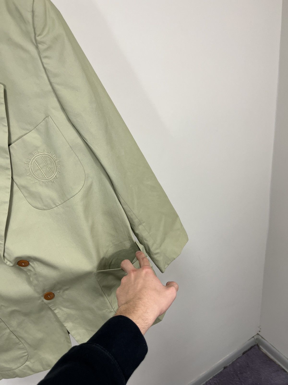 Valentino Vintage Valentino Pocket Logo Rare Luxury Blazer Jacket Size 44R - 10 Thumbnail