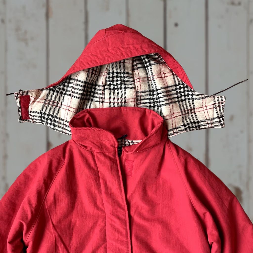 Vintage VINTAGE Woolrich Jacket Red Wool Lined Plaid M Wool Blend Lamb Fur Secretary/Geek 1990s Made in USA Mens/Womens Size M / US 6-8 / IT 42-44 - 1 Thumbnail