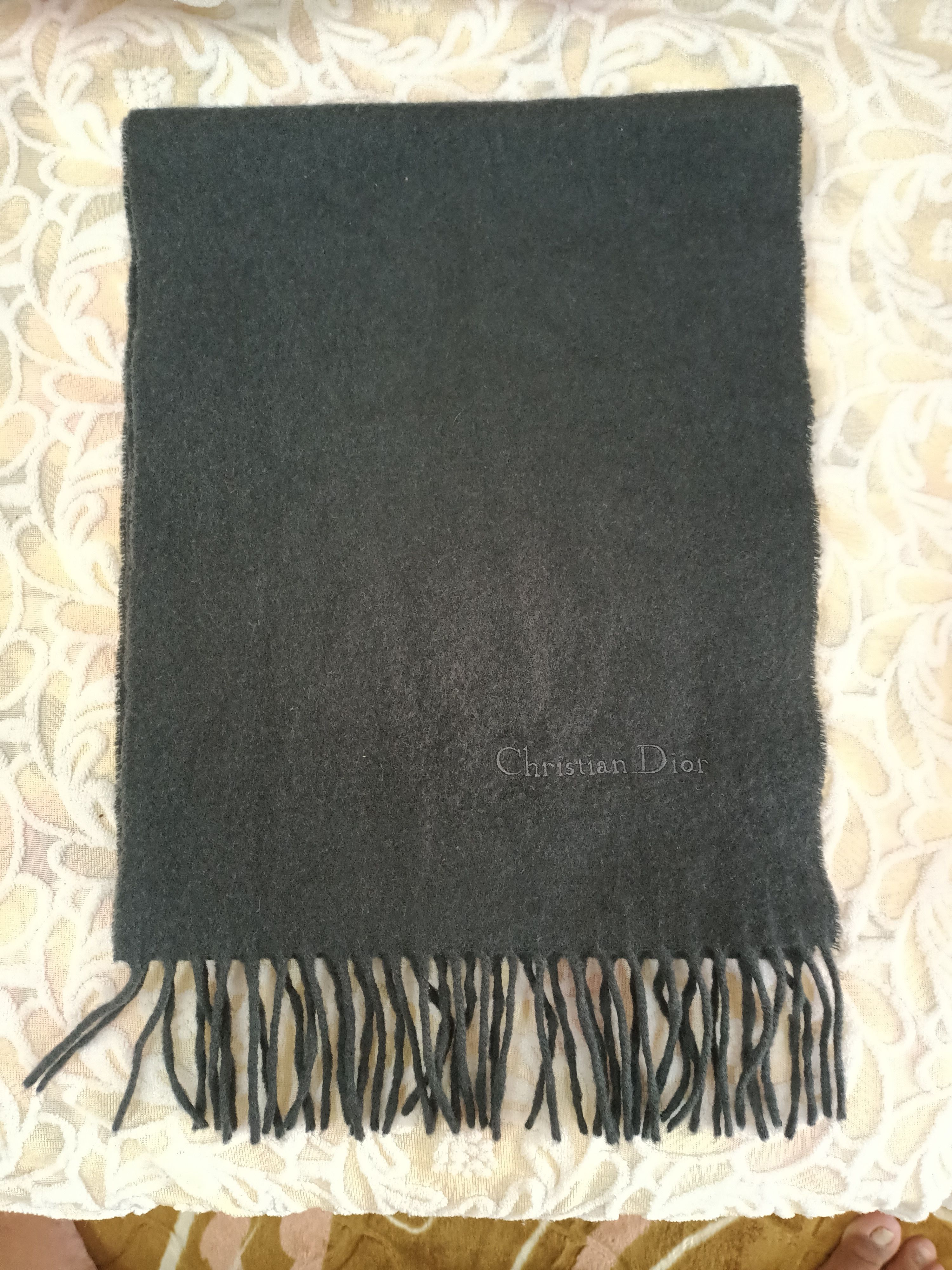 Christian Dior Monsieur Christian Dior lambswool muffler Size ONE SIZE - 2 Thumbnail