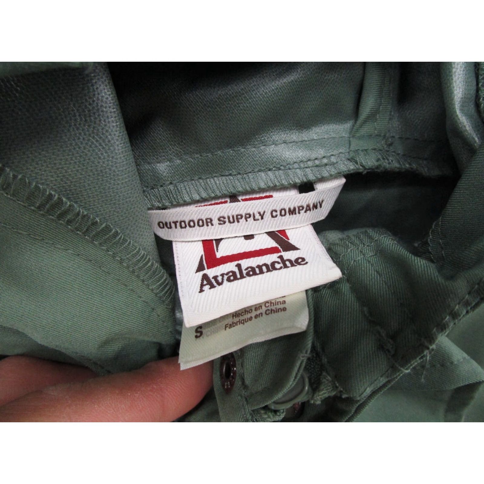 Avalanche VINTAGE Avalanche Jacket SZ S Sage Green Windbreaker Hooded Rain Hiking Outdoors Nature Mens Size US S / EU 44-46 / 1 - 2 Thumbnail