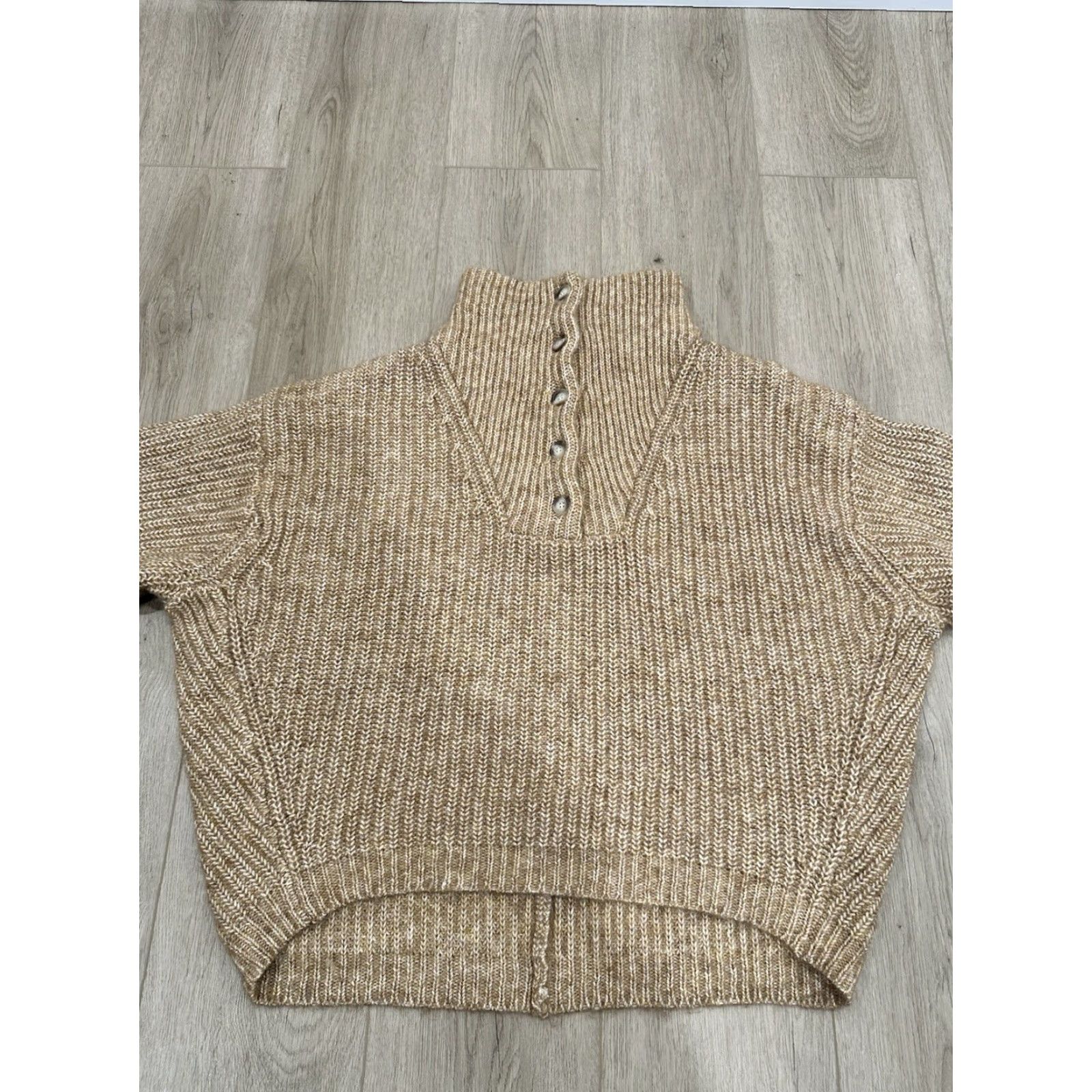 Vintage VINTAGE Hatch Maternity Sweater Beige Alpaca Oversized Pullover 1 Womens Size XS / US 0-2 / IT 36-38 - 3 Thumbnail
