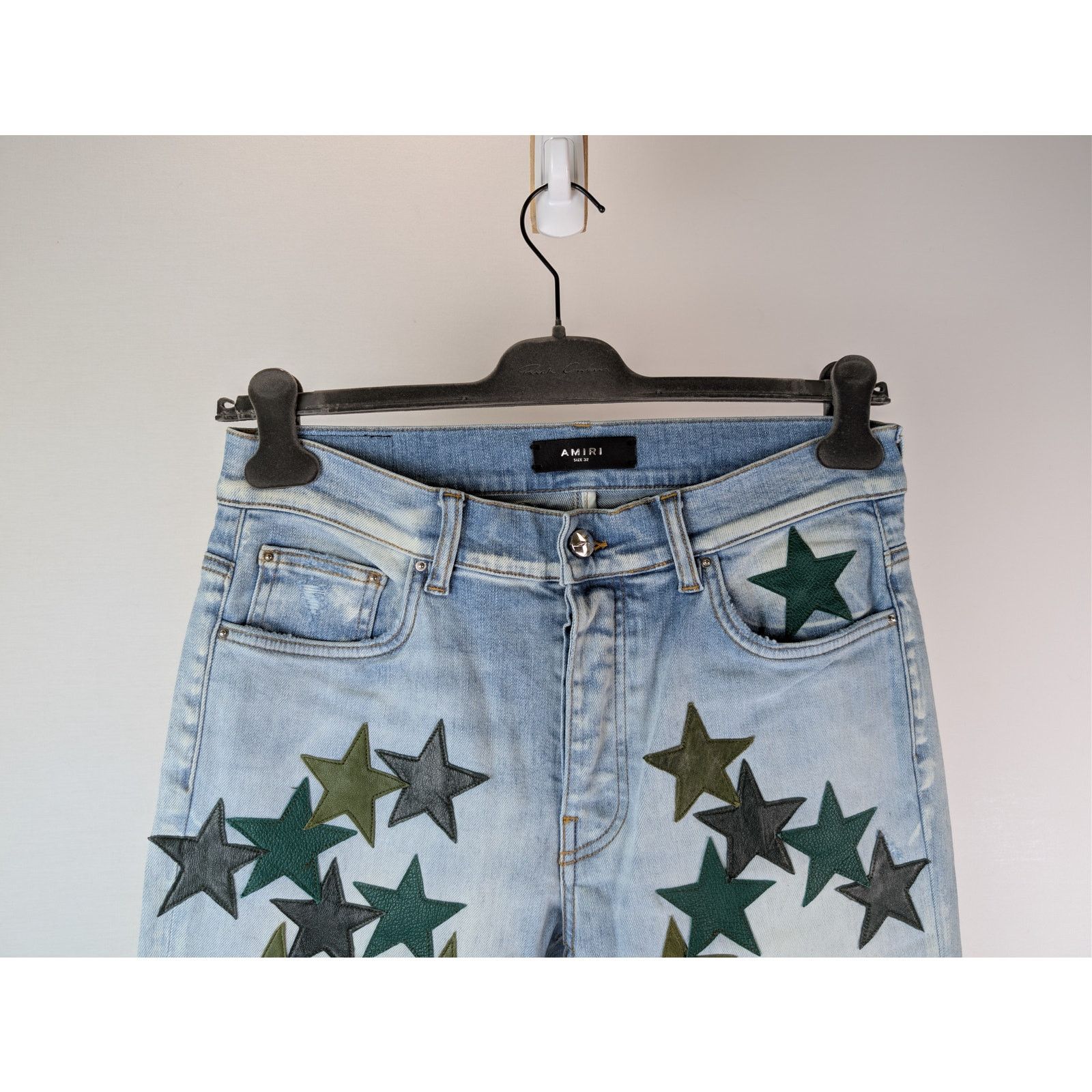 Amiri o1rshd1 Chemist Jean Denim Jeans in Light Indigo Size US 29 - 3 Thumbnail