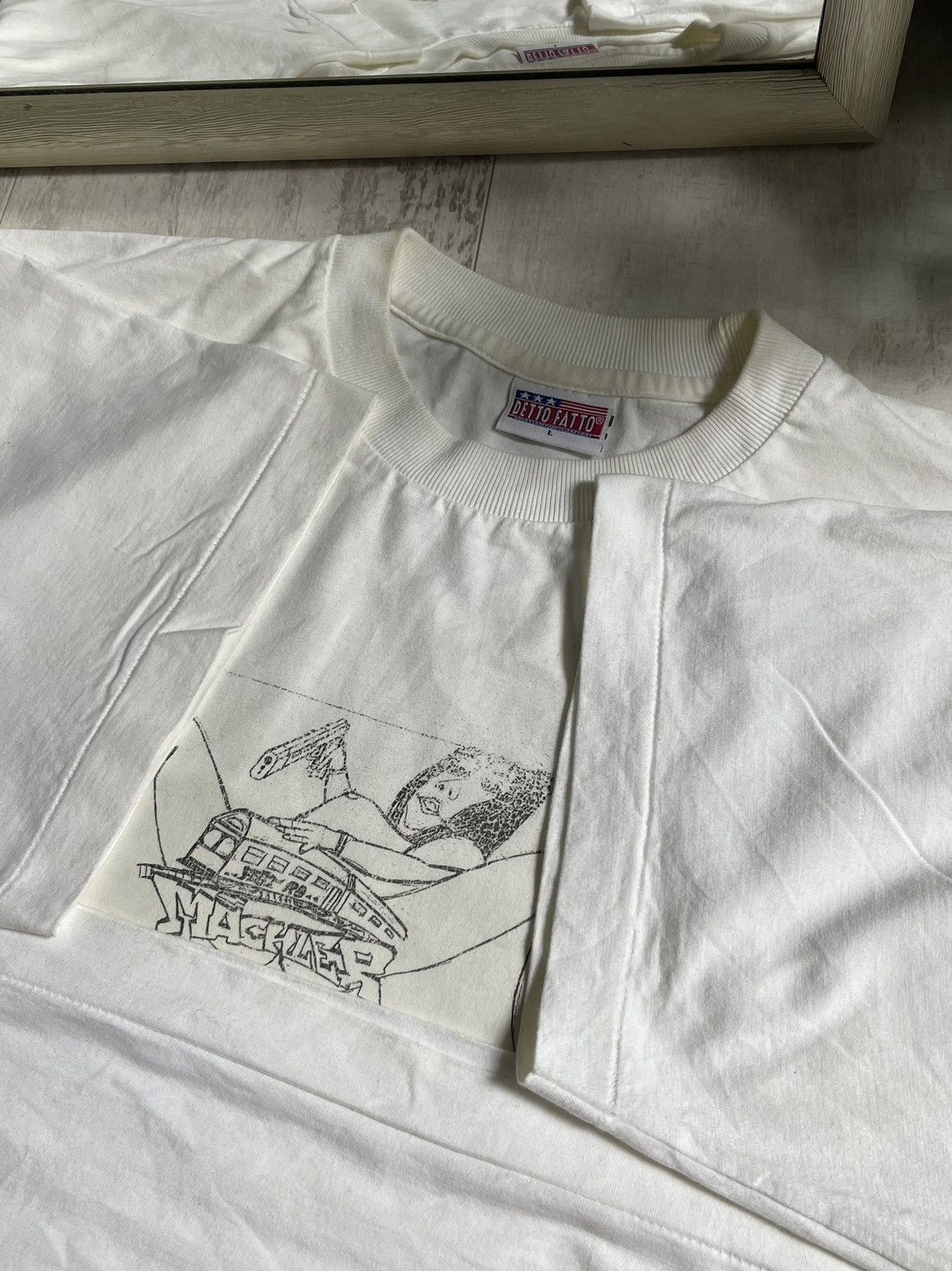 Vintage Vintage Machler 00’s Graffiti Art Germany T-Shirt RARE Size US L / EU 52-54 / 3 - 9 Thumbnail