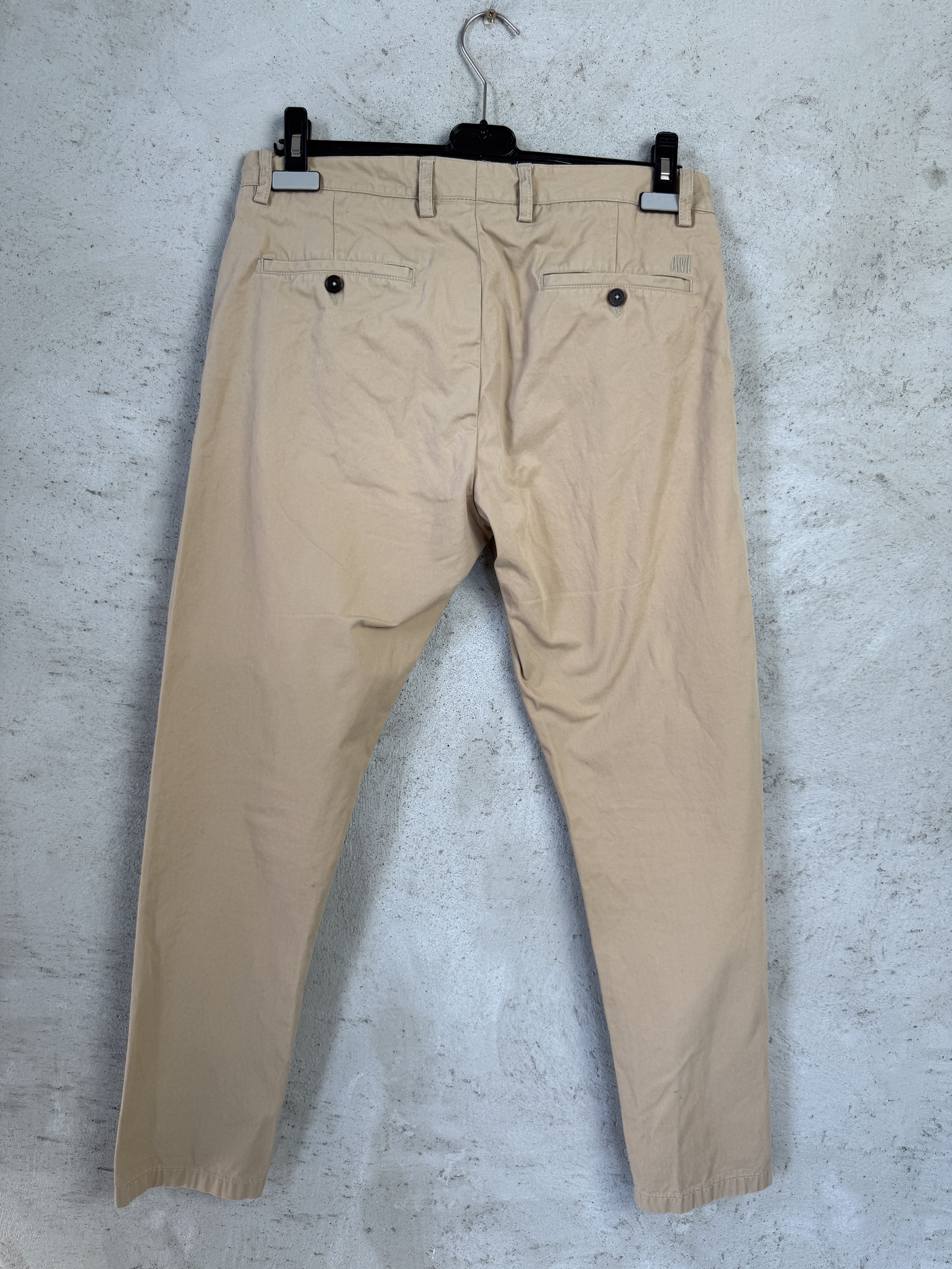 AMI AMI casual beige pants small logo chino Size US 33 - 5 Thumbnail