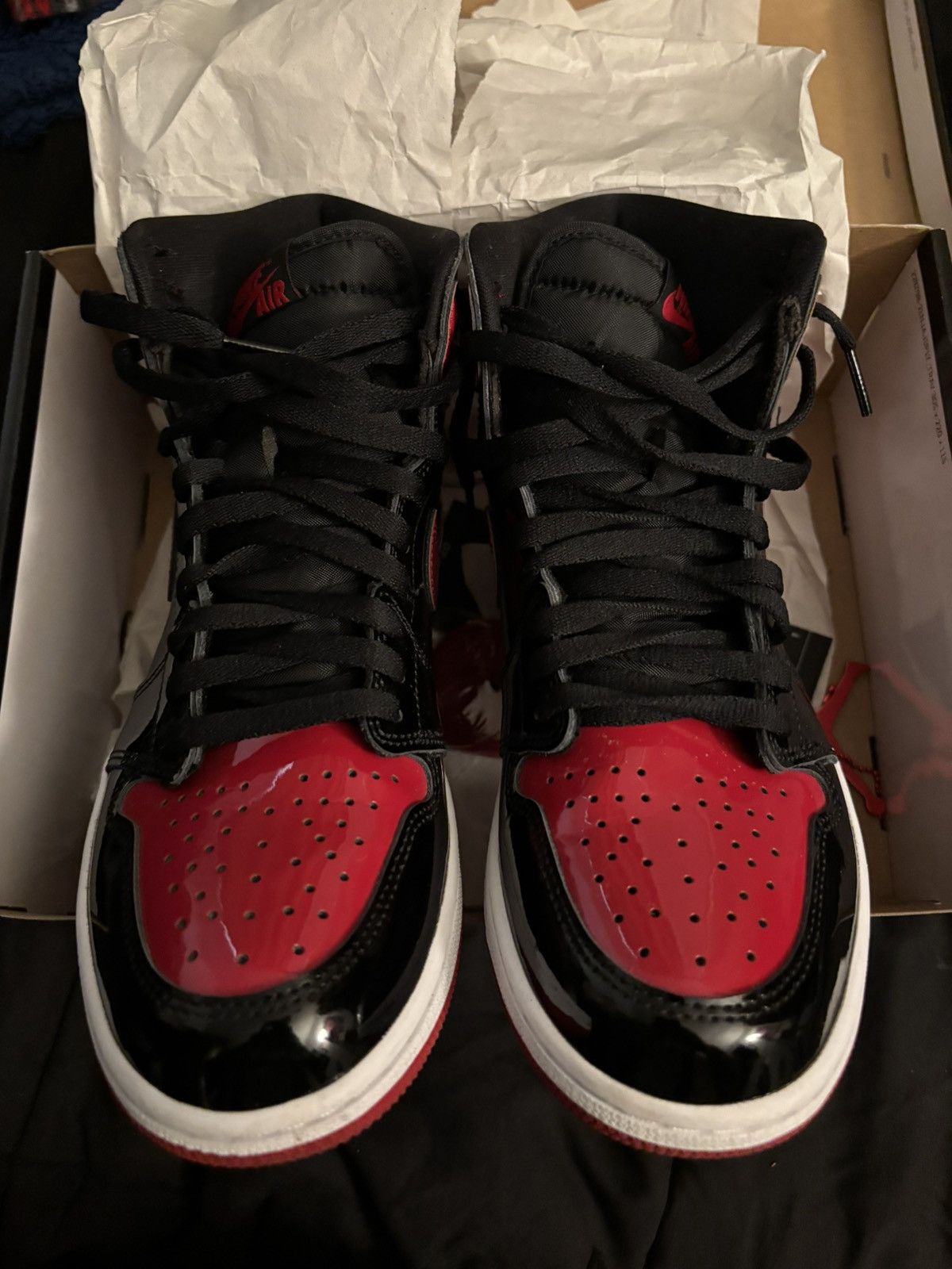 Patent Bred Jordan 1