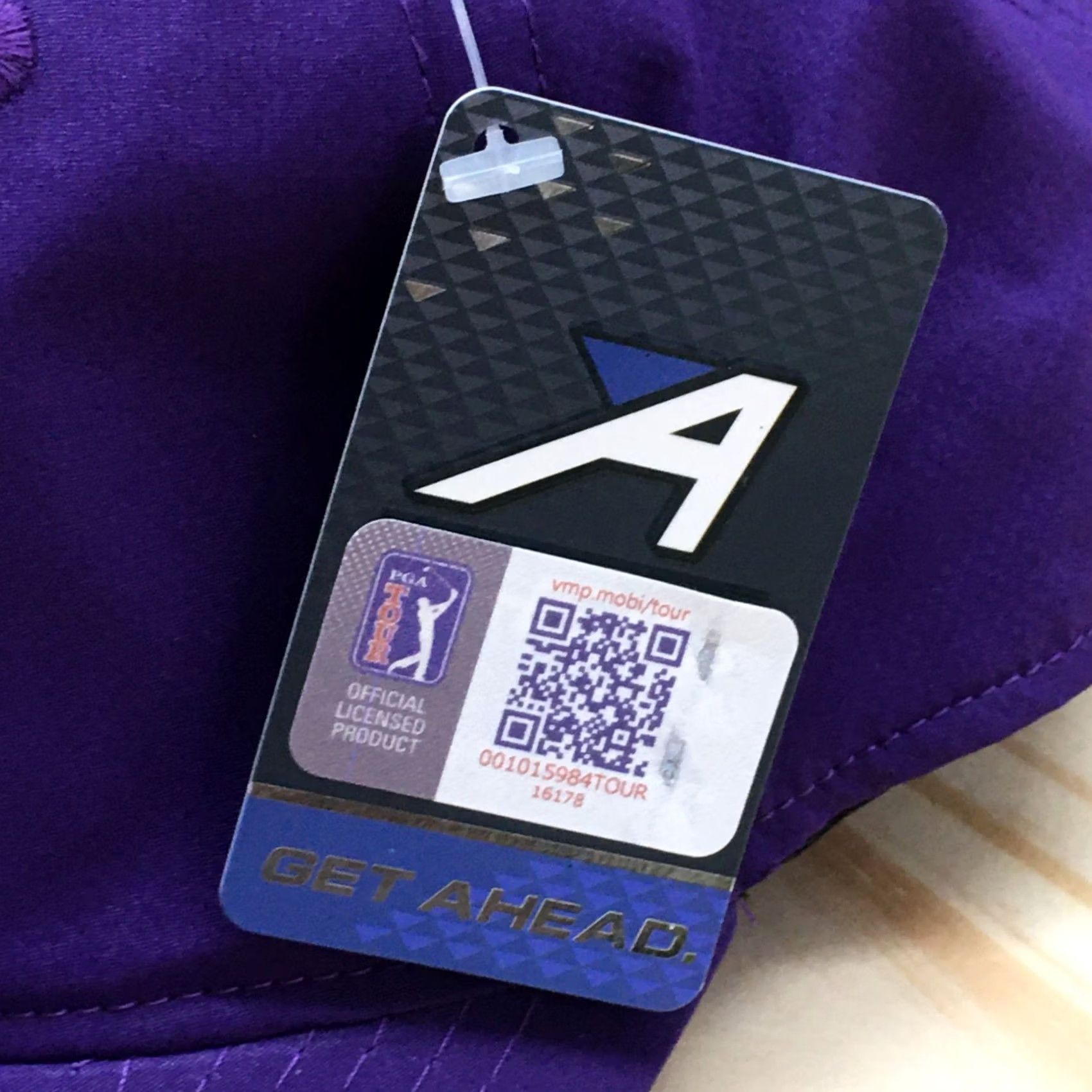 Vintage AHead TPC Twin Cities Baseball Cap Unisex Purple OS Mid Fit Embroidered Logo Size ONE SIZE - 5 Thumbnail
