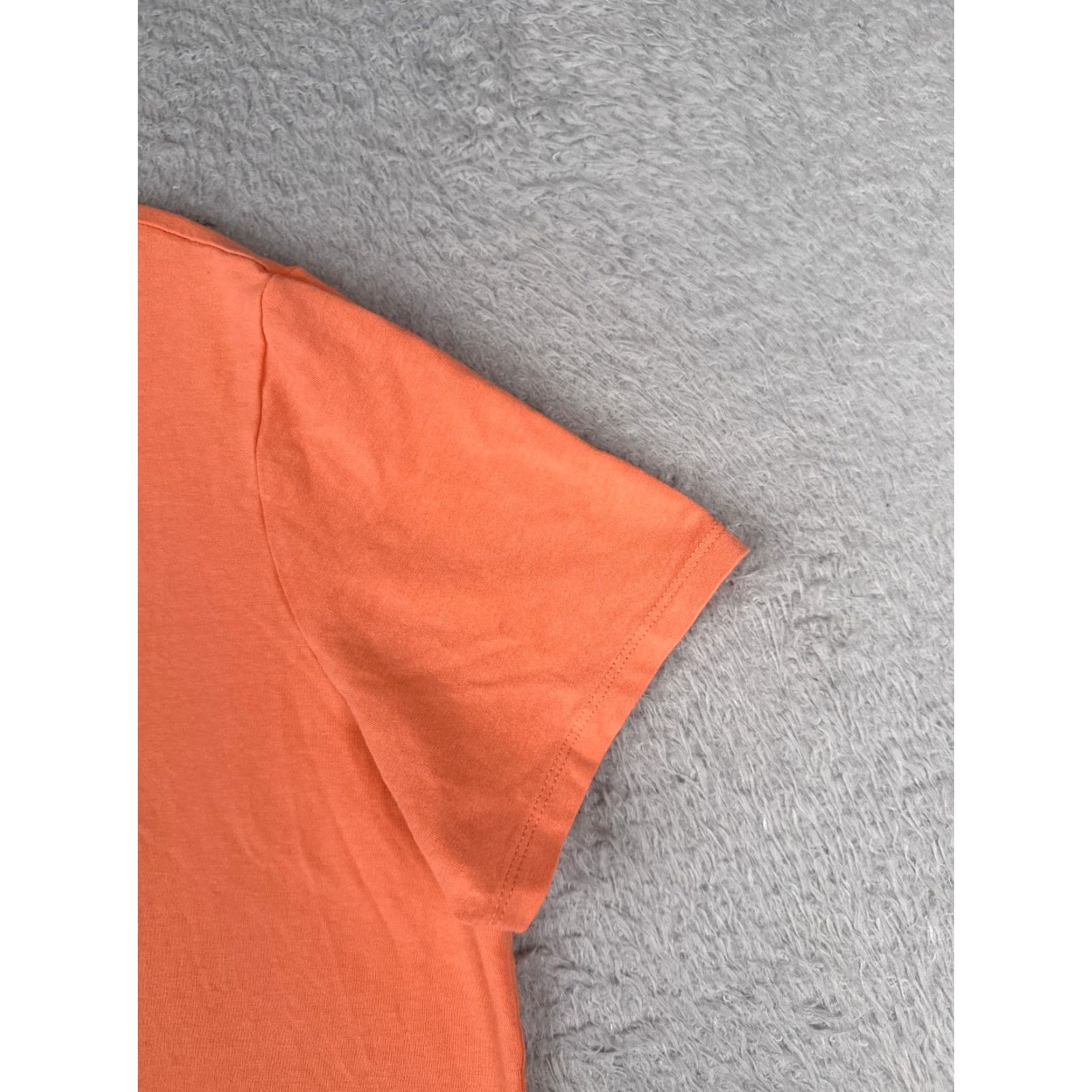 Tommy Hilfiger Tommy Hilfiger Shirt Women XL Orange Cotton Logo Short Sleeve Womens Size XL / US 12-14 / IT 48-50 - 2 Thumbnail