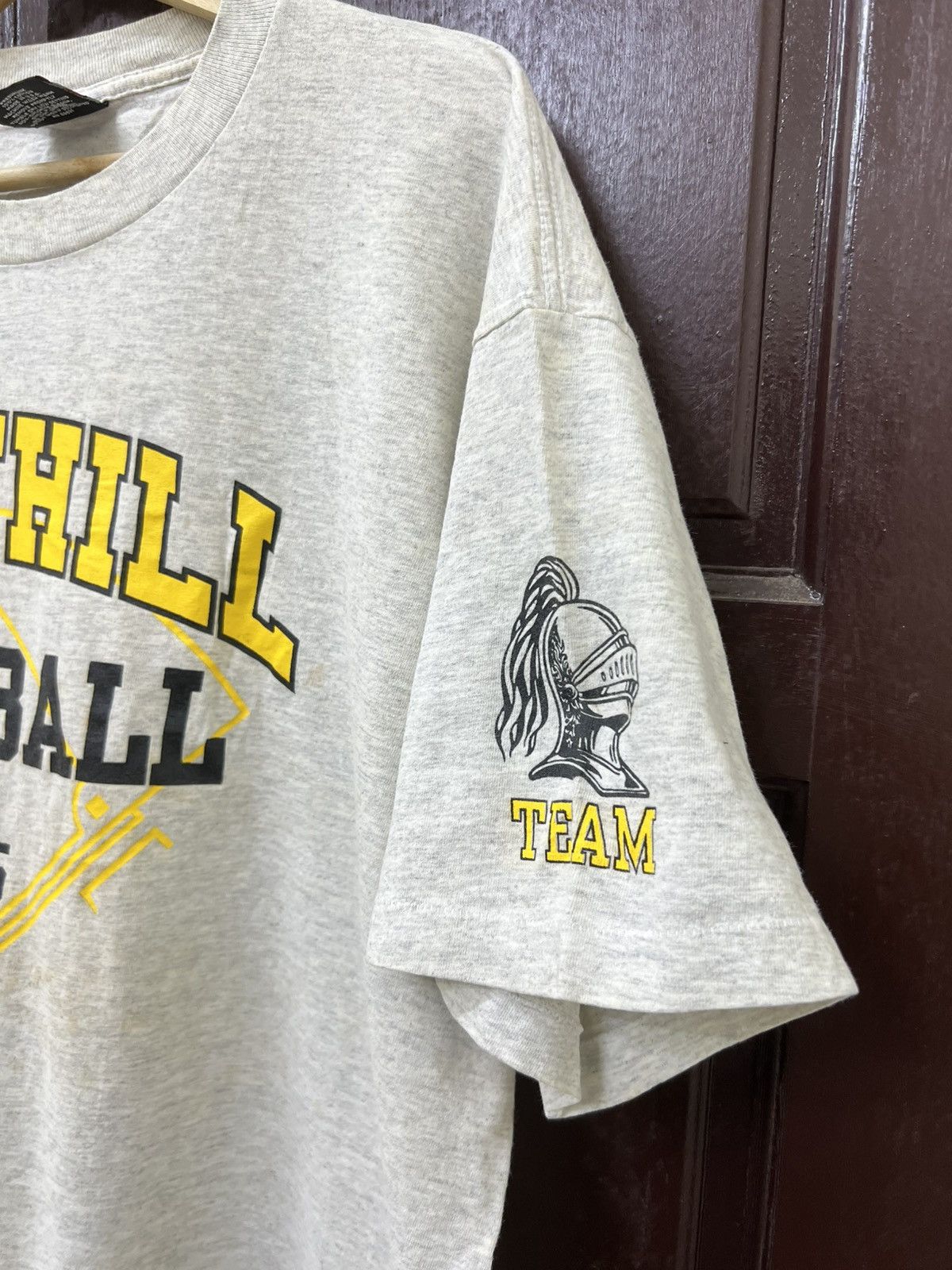 MLB Vintage 90s Signal Tag Foothill Baseball Thrashed Faded Tee Size US XL / EU 56 / 4 - 4 Thumbnail