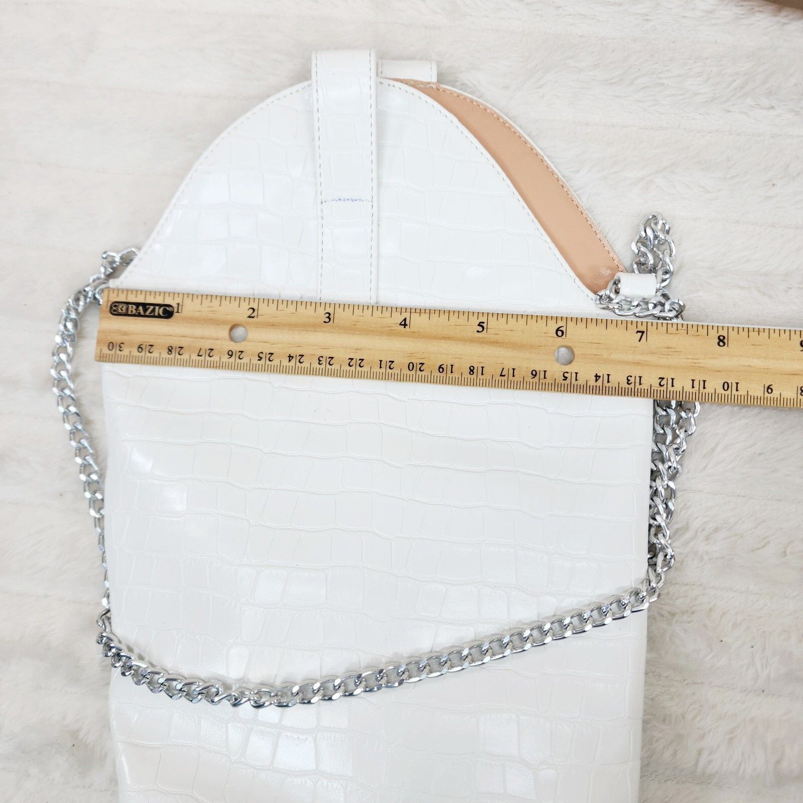 Other Dallas White Snake Texture Western Knee High Draped Chain Co Size US 8 / IT 38 - 6 Thumbnail
