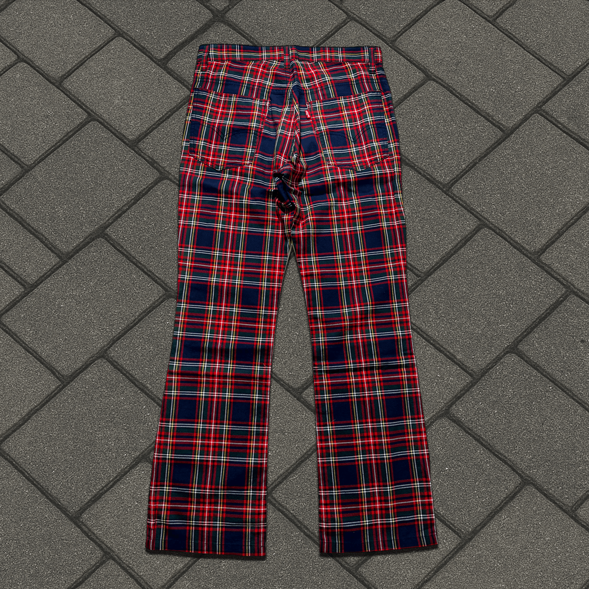 Junya Watanabe AD2001 Junya Watanabe Plaid Poem Pants Size US 30 / EU 46 - 2 Thumbnail