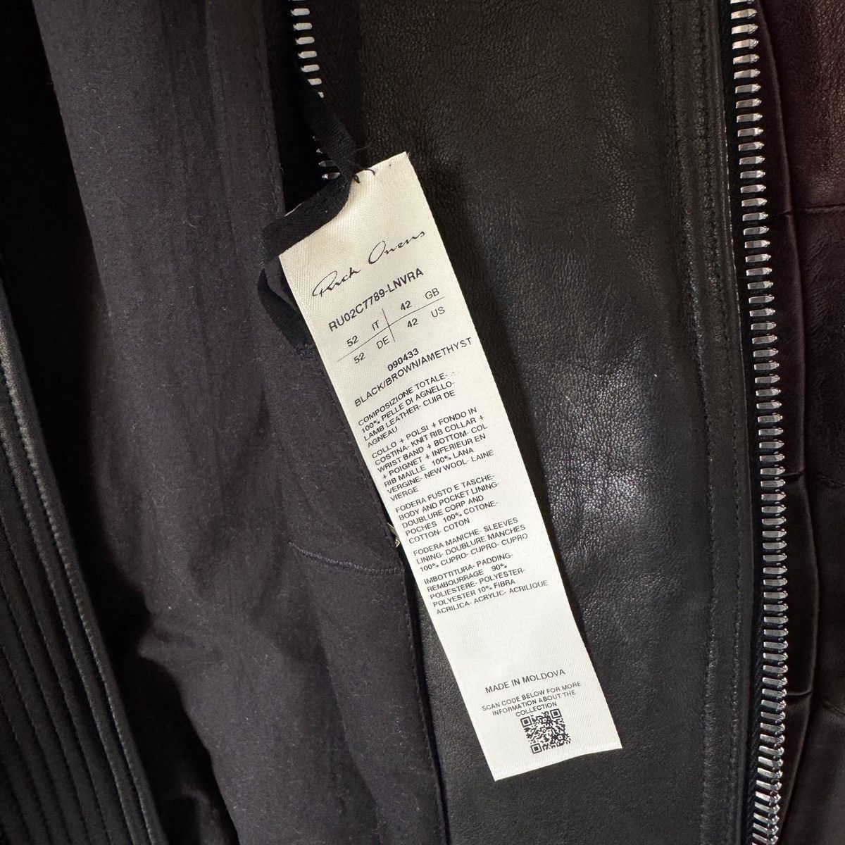 Rick Owens Rick Owens 'Bauhaus flight' bomber jacket Size US L / EU 52-54 / 3 - 9 Thumbnail