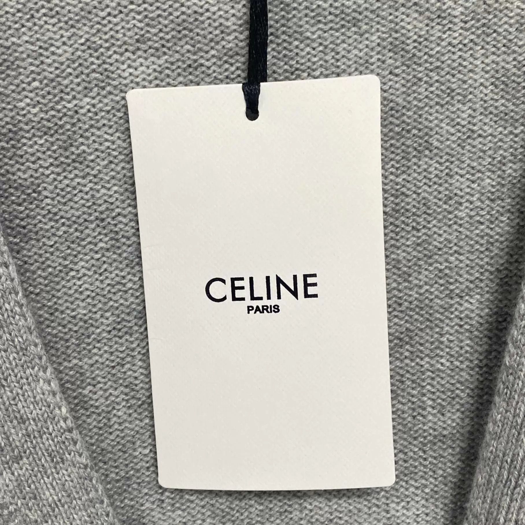Celine Celine Triomphe Gold Button Cashmere Cardi S New Size S / US 4 / IT 40 - 5 Thumbnail