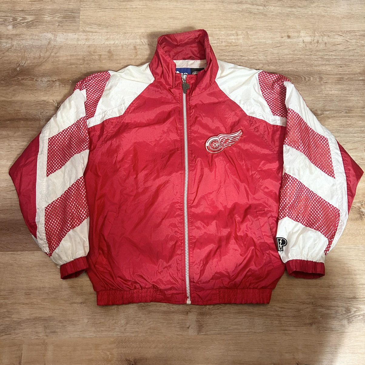 Pro Player 1990s Vintage Detroit Red Wings Embroidered Windbreaker M Size US M / EU 48-50 / 2 - 1 Thumbnail