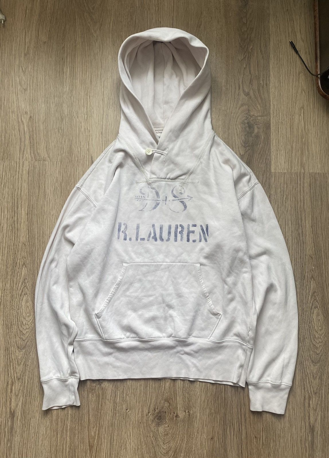 Denim & Supply Ralph Lauren × Ralph Lauren Denim & Supply Ralph Laurent Cream white Hoodie Men's Large Size US L / EU 52-54 / 3 - 1 Thumbnail