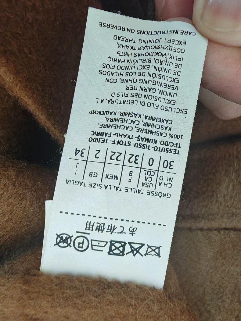 Max Mara Max Mara Classic bathrobe style cashmere coat, Size XS / US 0-2 / IT 36-38 - 4 Thumbnail