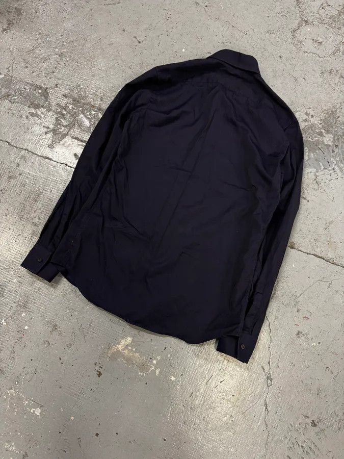 Prada 2000s Prada Minimalist Navy Shirt Size US M / EU 48-50 / 2 - 6 Thumbnail