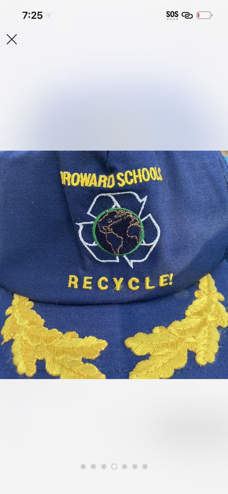 Public School Vintage Public School Blue and Yellow Recycle Hat Size ONE SIZE - 2 Thumbnail