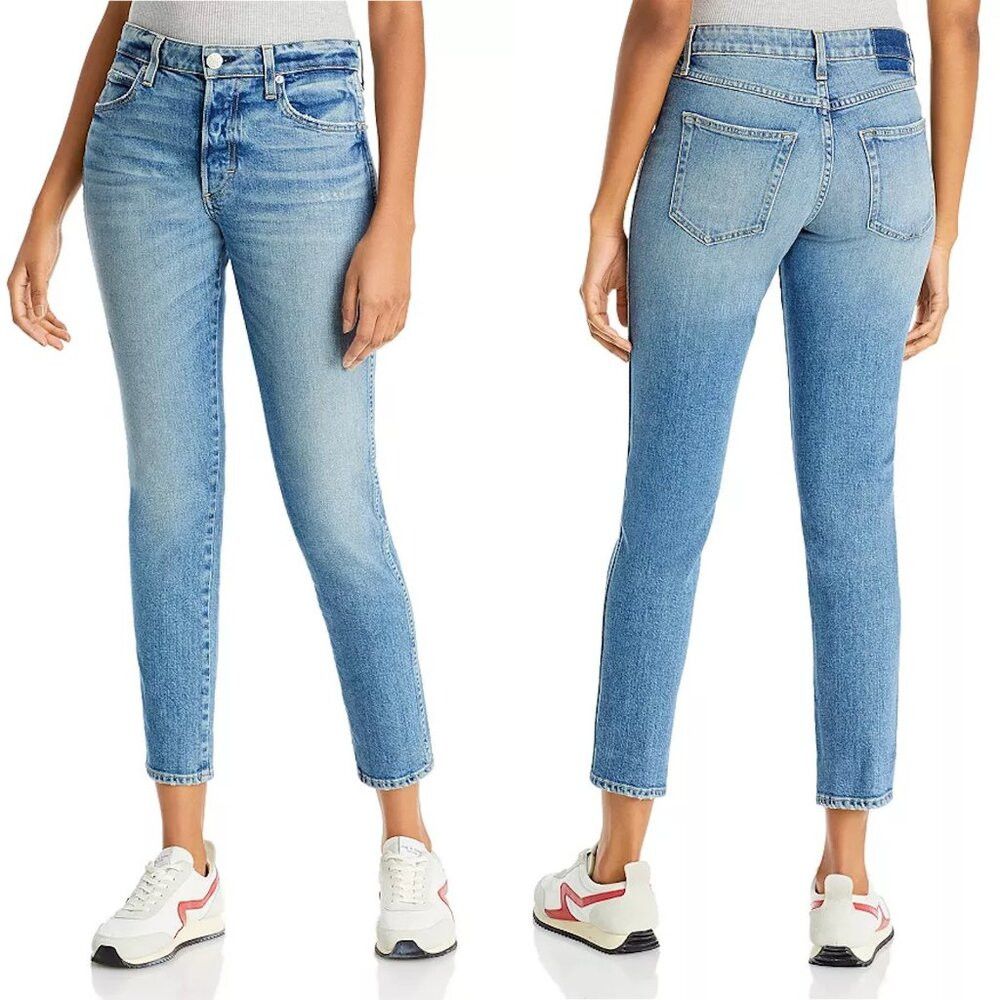 AMO AMO Tomboy Cropped Jeans in Damsel Size 24 Size 24" / US 00 / IT 34 - 1 Thumbnail