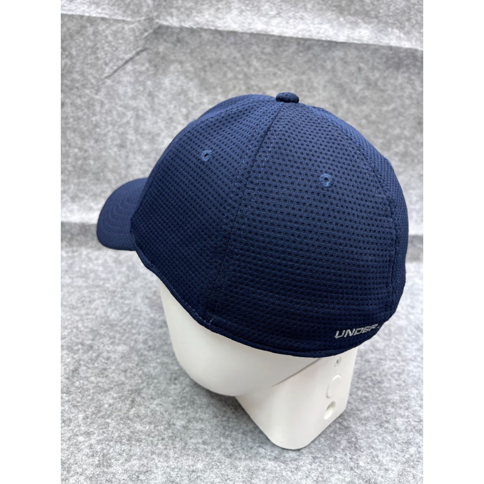 Under Armour Under Armour Hat Cap Fitted Adult Large Blue 100% Polyester Run Hike Gym Baseball Cap Unisex Adults Adjustable Lightweight Velcro Strap Sports Outdoor Size ONE SIZE - 5 Thumbnail