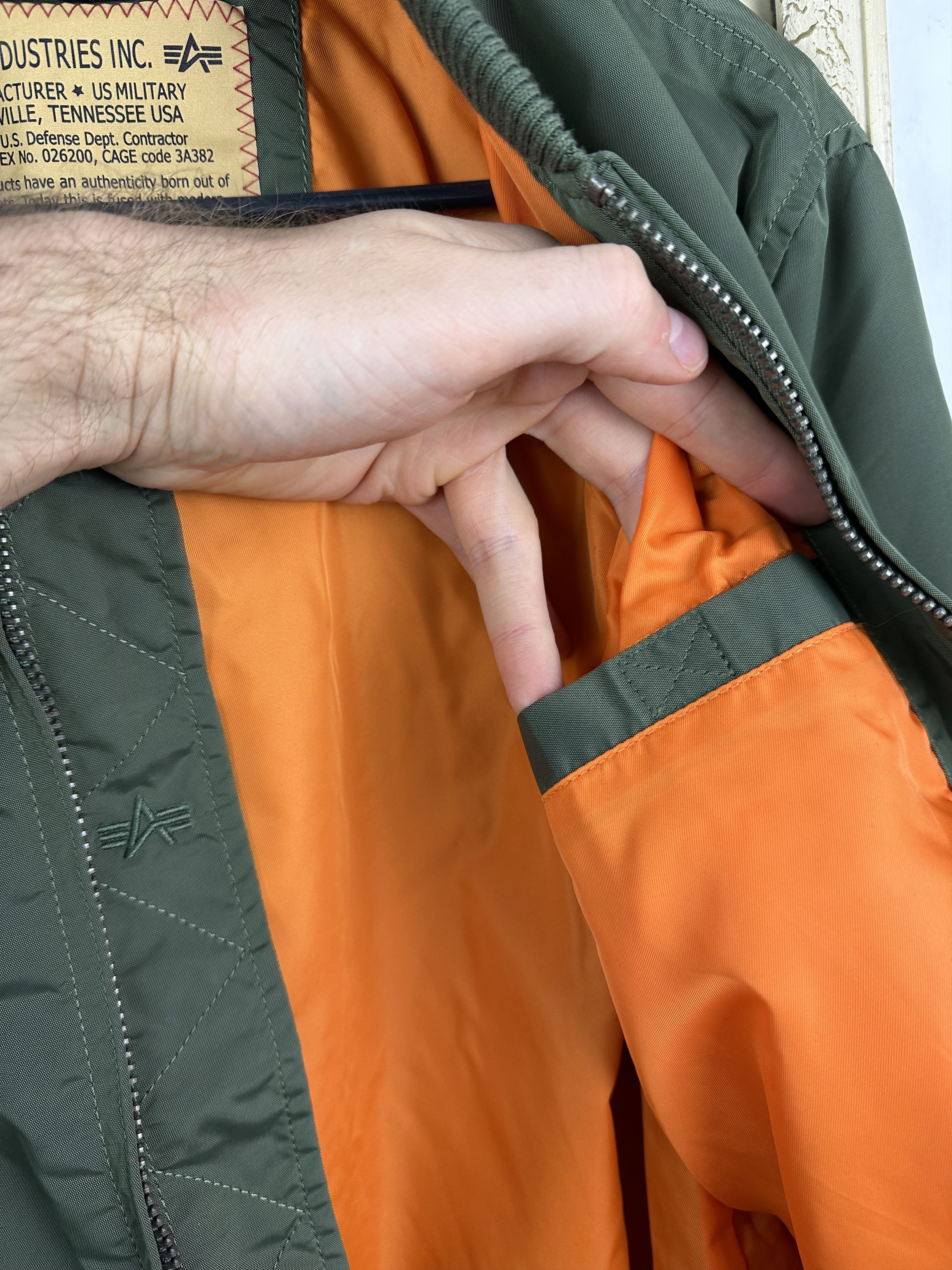 Alpha Industries Alpha Industries Mens Green Bomber Jacket Rare Size US S / EU 44-46 / 1 - 10 Thumbnail