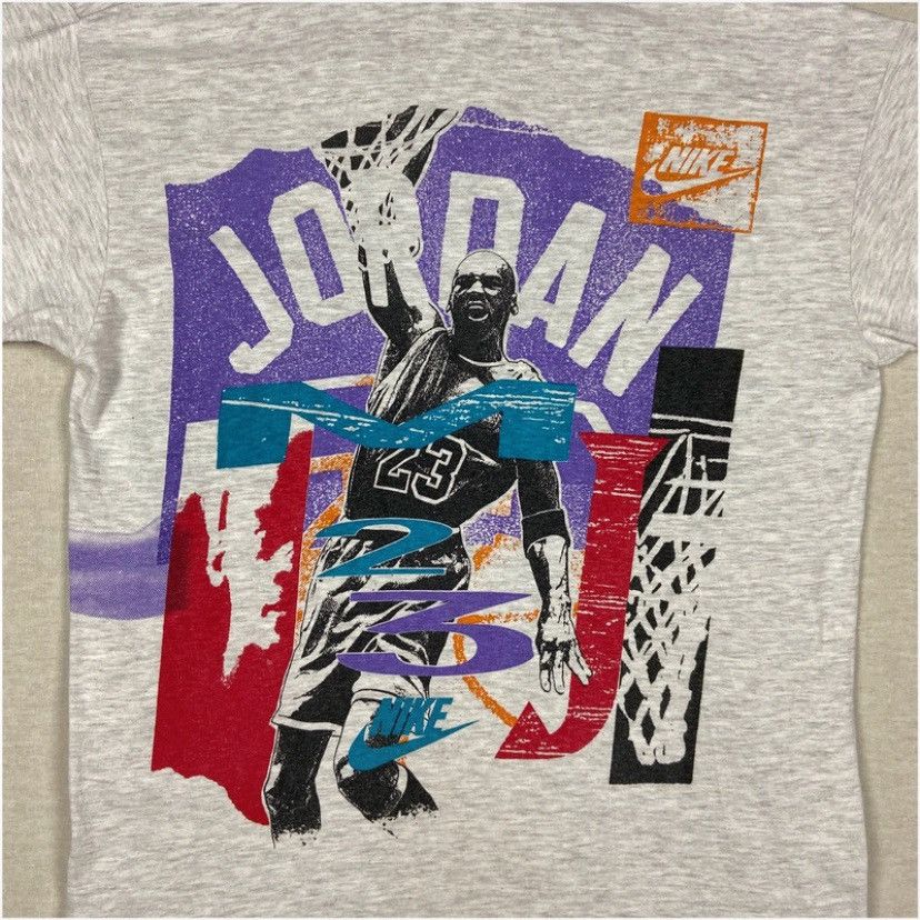 Jordan Brand × Nike × Vintage Vintage rare Nike x Jordan T-shirt Size US S / EU 44-46 / 1 - 3 Thumbnail