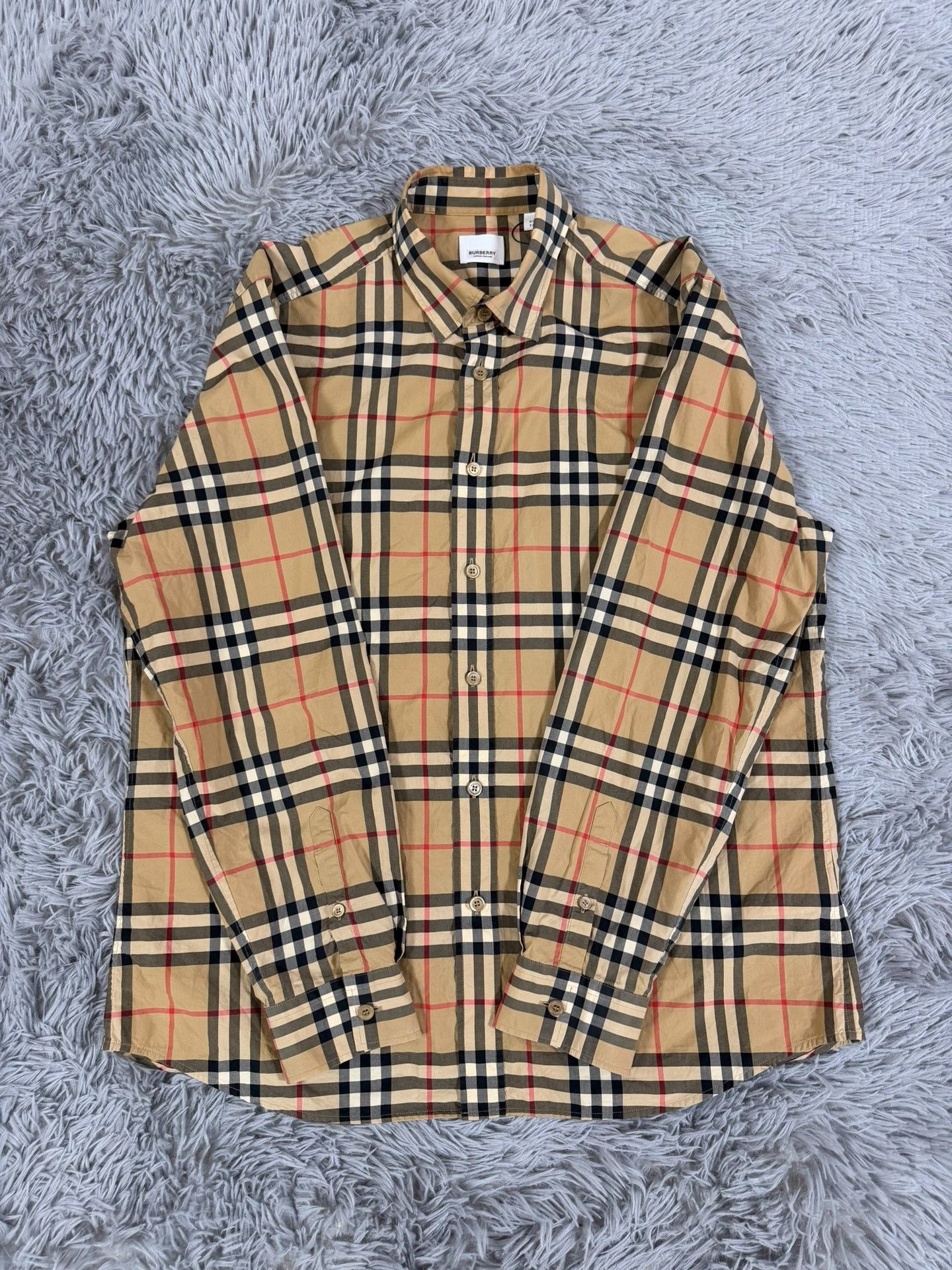 Burberry Burberry Plaid Shirt xl Men Size US XL / EU 56 / 4 - 1 Thumbnail