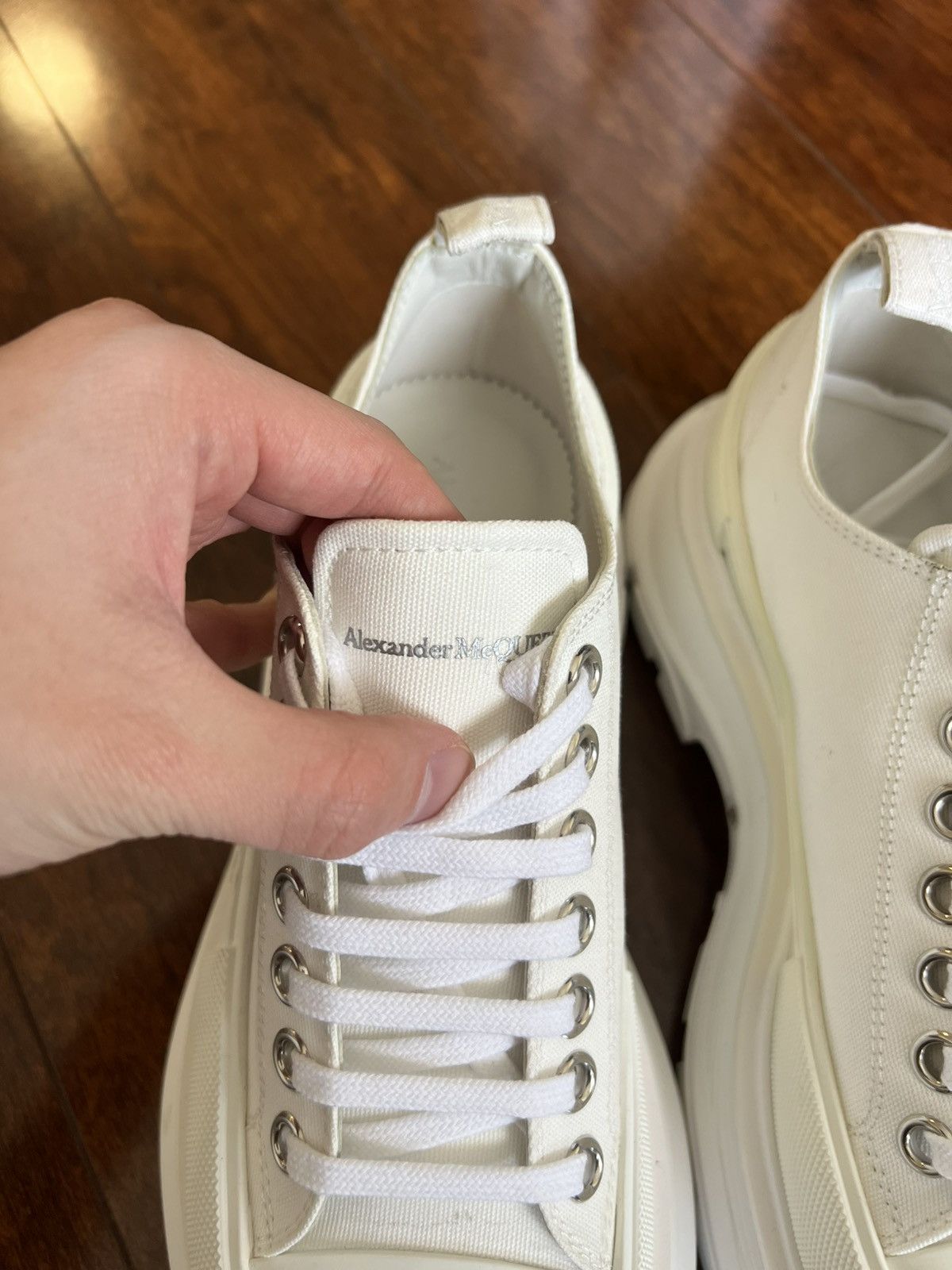Other Alexander McQueen tread slick lace up platform sneakers Size US 10 / IT 40 - 3 Thumbnail