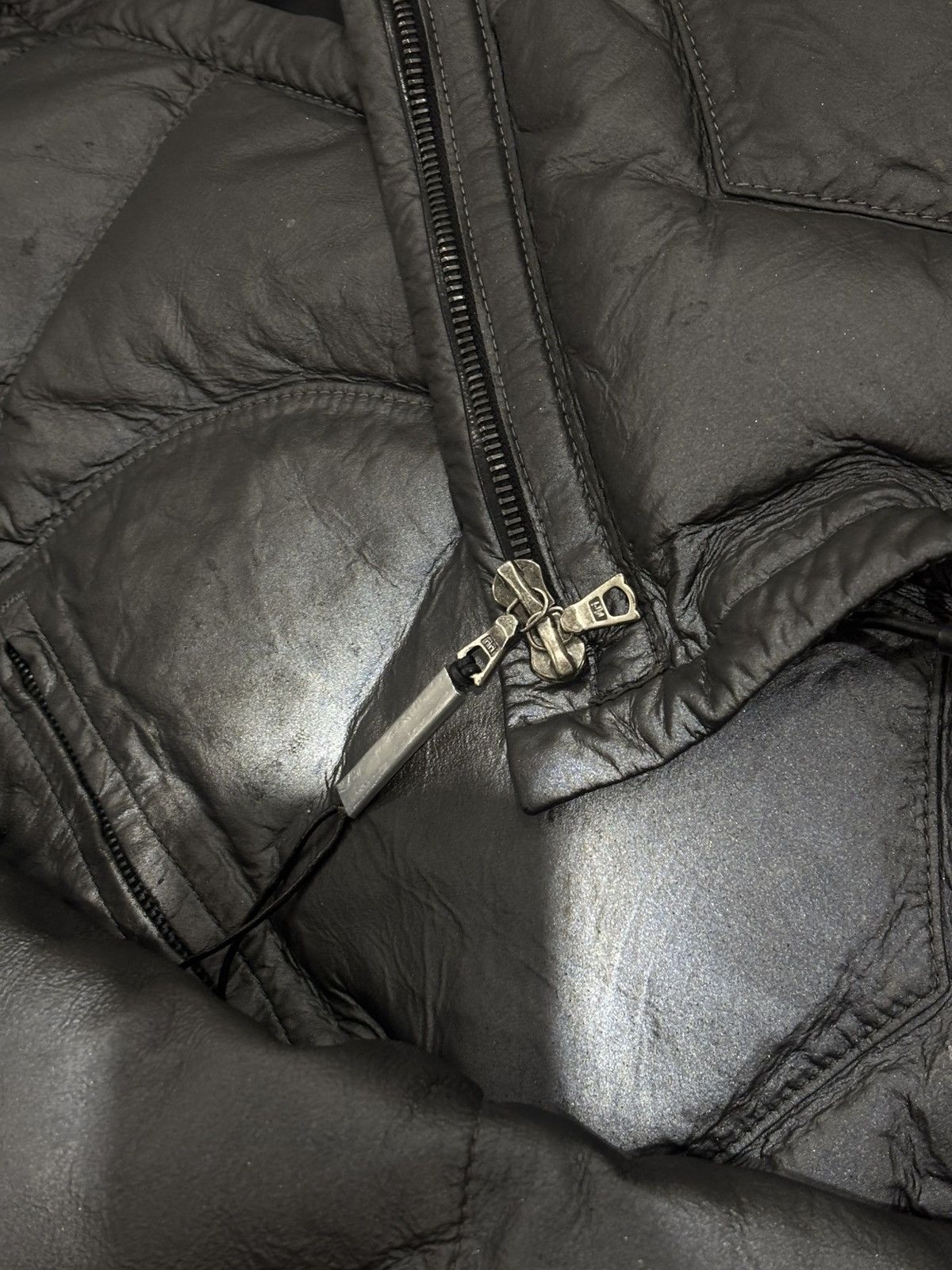 Isaac sellam reflective puffer jacket