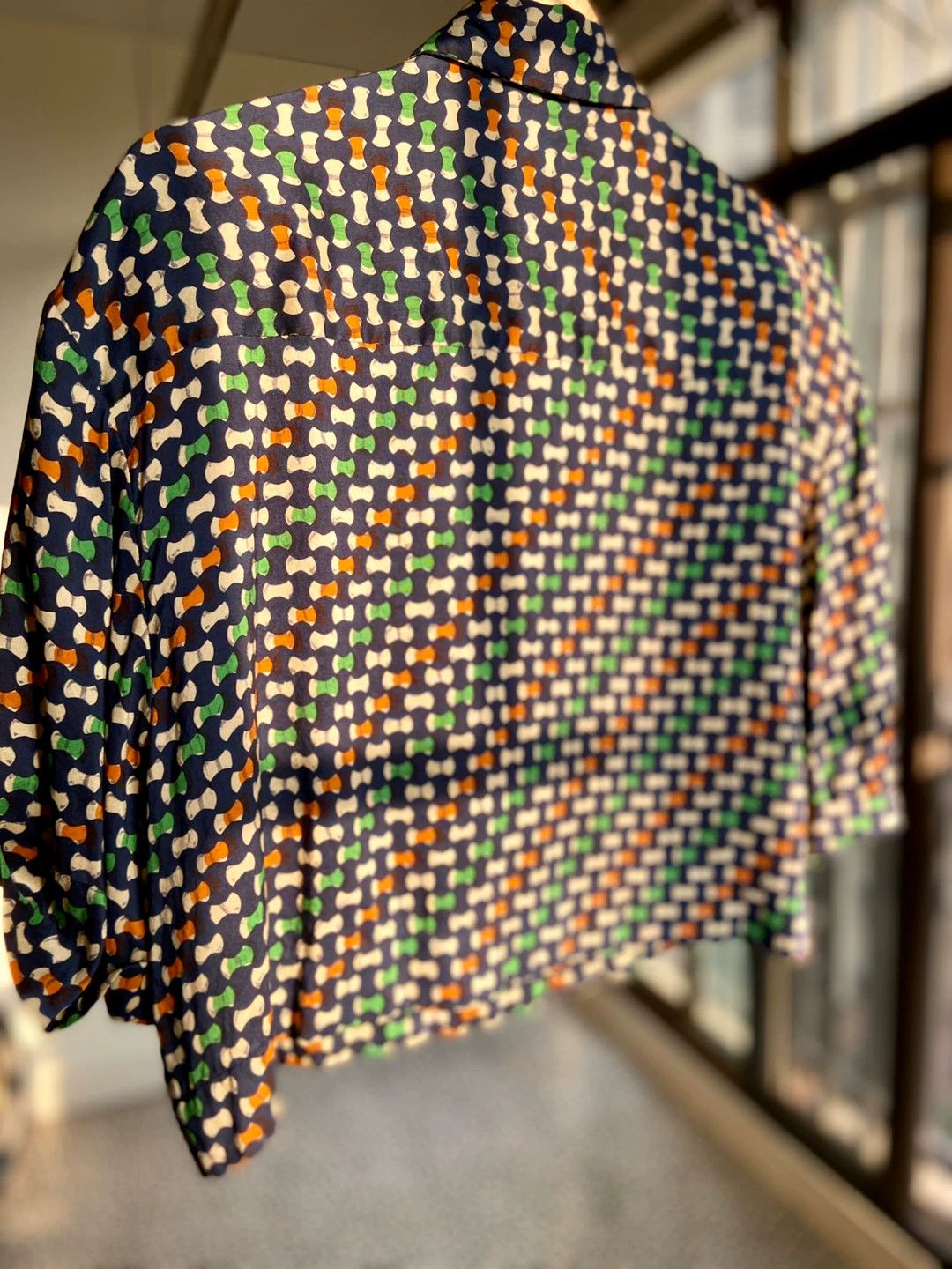Dries Van Noten Dries Van Noten Silk Boxy Runway Print Shirt 40 Size S / US 4 / IT 40 - 5 Thumbnail