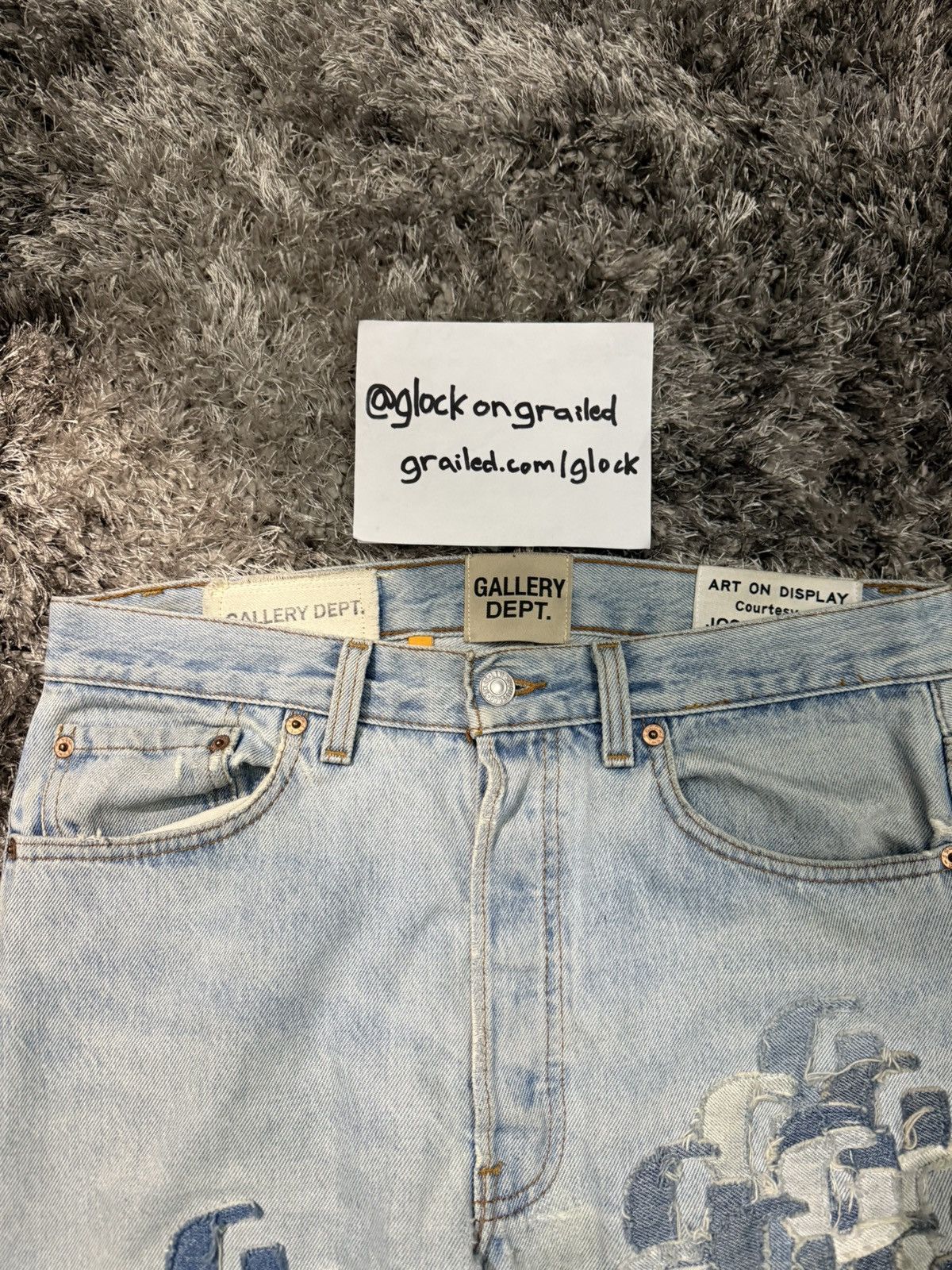 Gallery Dept. Gallery Dept Super Flooded G Patch Levi’s Denim Size 31x34 Size US 31 - 13 Thumbnail