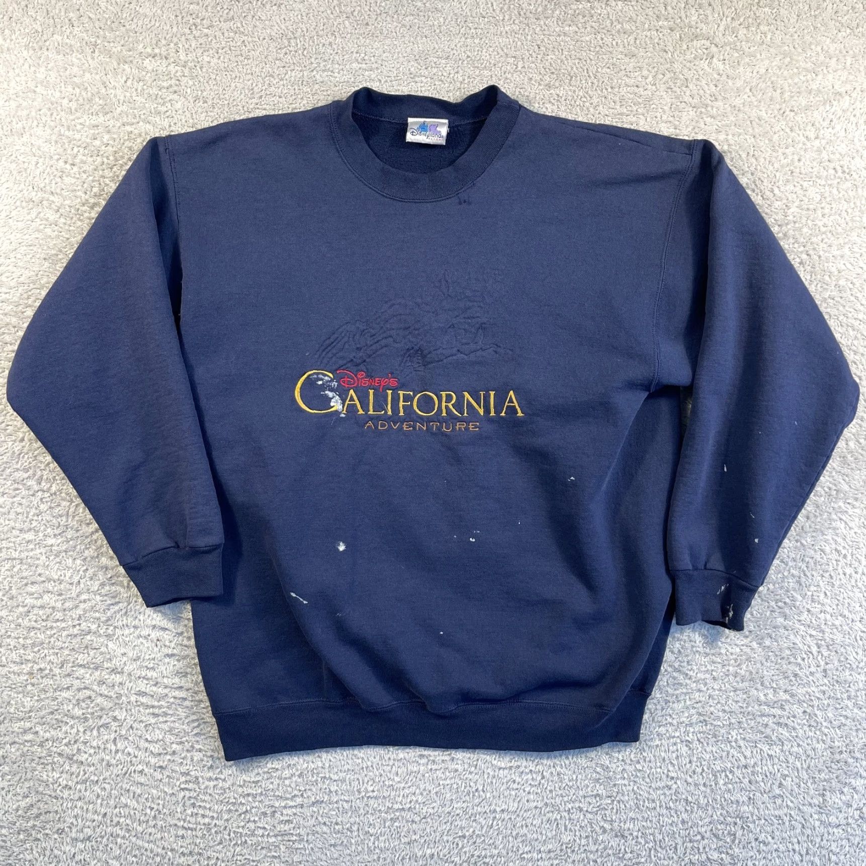 Disney VINTAGE Disney California Adventure Crewneck Sweatshirt Adult Large Blue USA Y2K Size US L / EU 52-54 / 3 - 2 Thumbnail