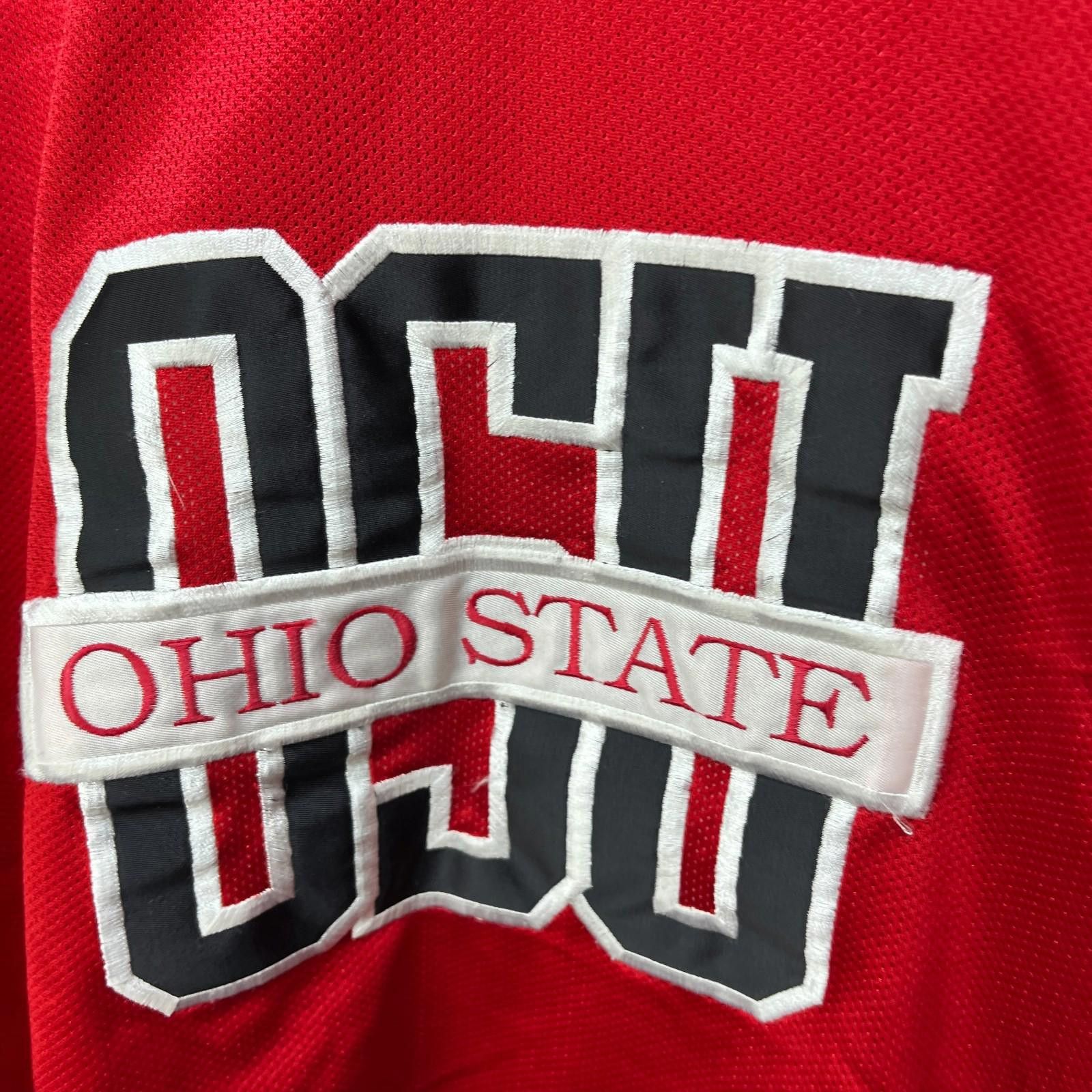 Designer Vintage 90s Ohio State Buckeyes Hockey Jersey XL Size ONE SIZE - 5 Thumbnail