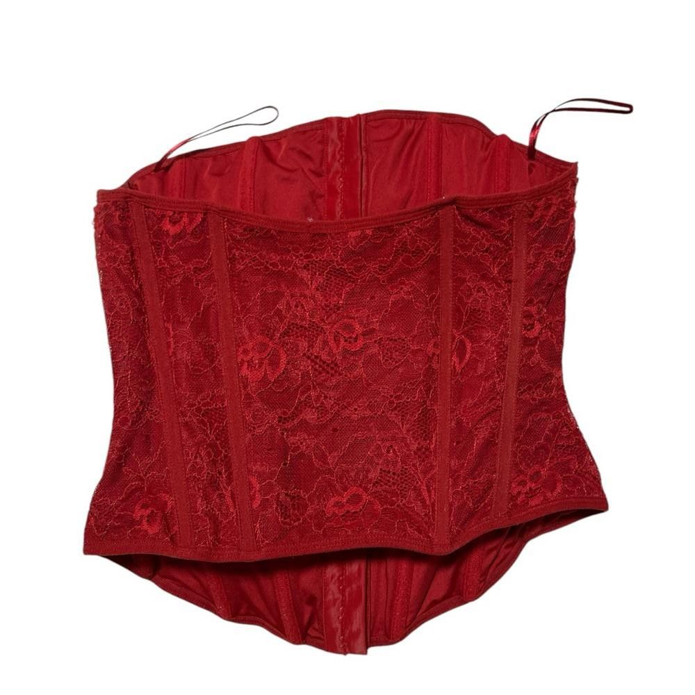 Forever 21 Red Satin and Lace Corset Tops Bundle Size M / US 6-8 / IT 42-44 - 8 Thumbnail