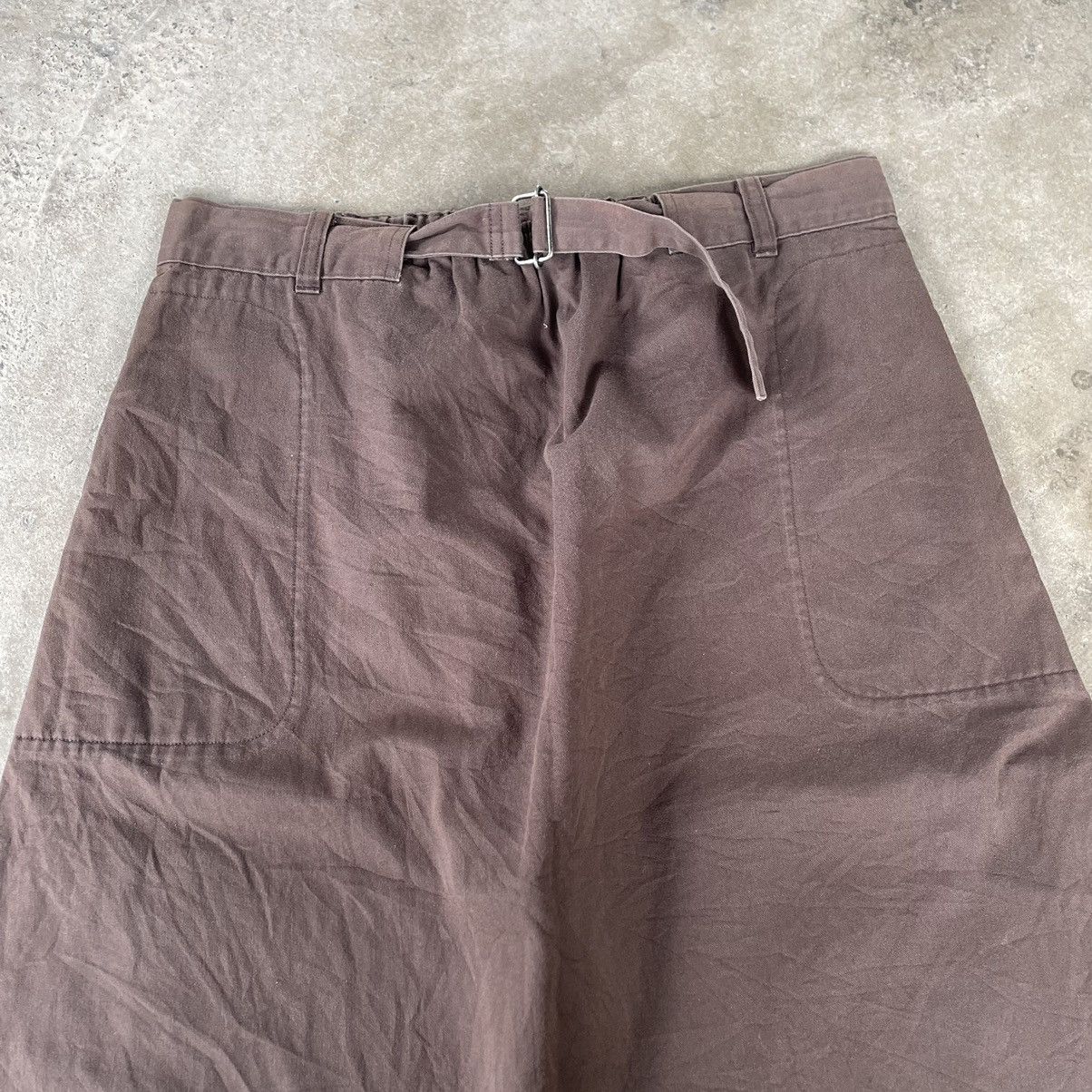 Designer × Margaret Howell × Vintage 🔥Rare🔥Margaret Howell Draw String Pockets Stylis Half Skirts Size 32" / US 10 / IT 46 - 2 Thumbnail