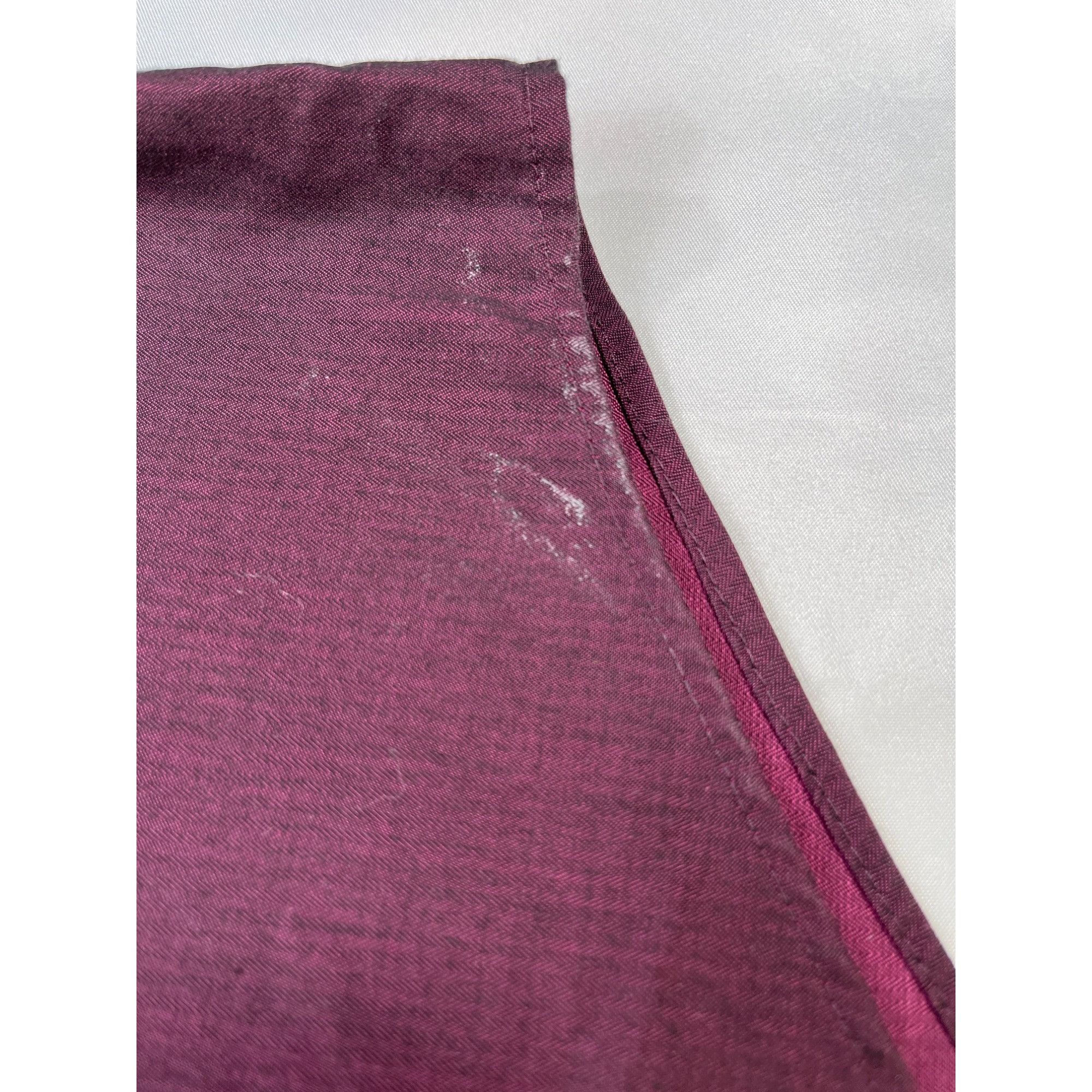 Calvin Klein Calvin Klein SKU 7661 Mens Burgundy Long Sleeve Button Up Sh Size US XL / EU 56 / 4 - 5 Thumbnail