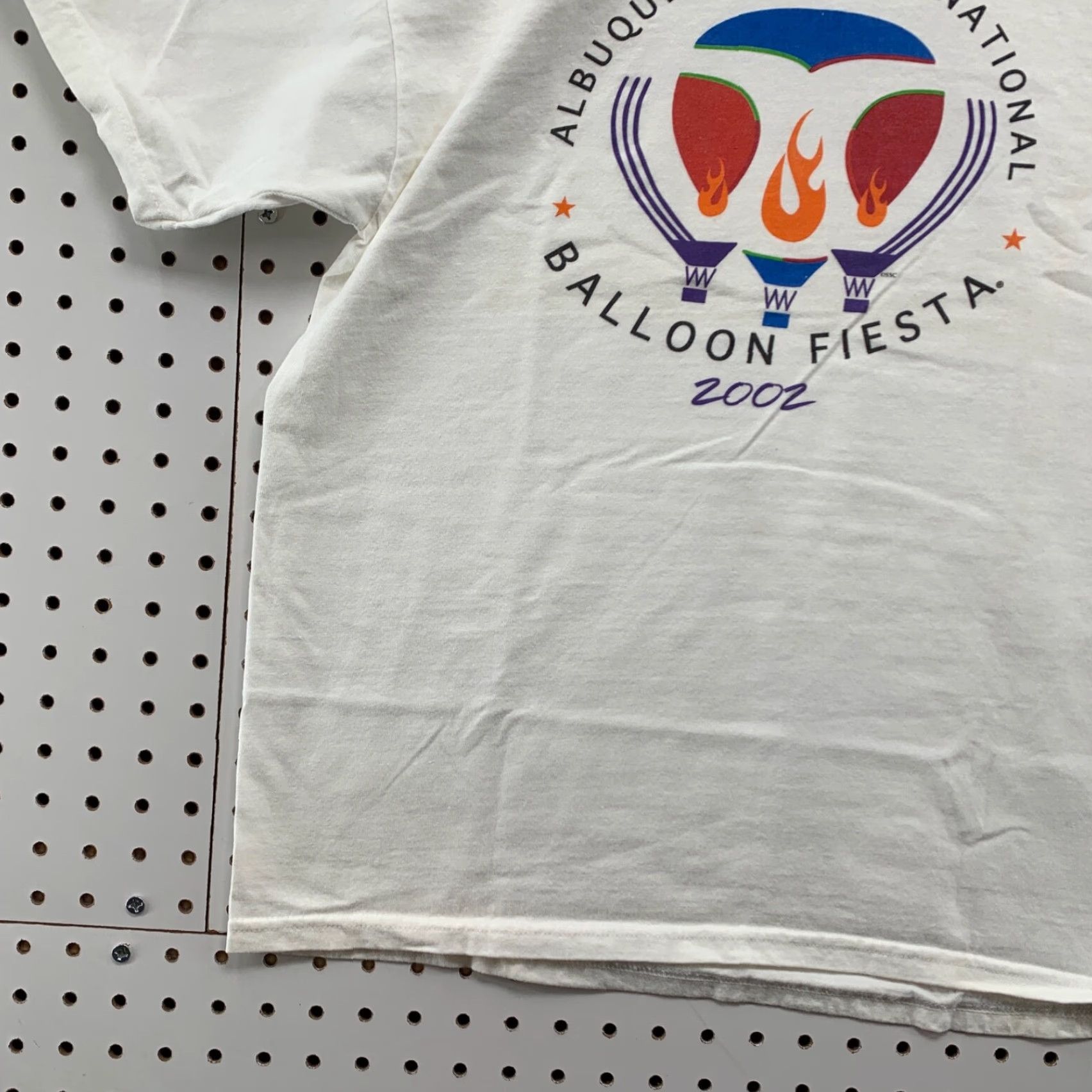 Vintage VINTAGE Albuquerque Balloon Fiesta T-Shirt Mens Medium White 90s Graphic Print Size US M / EU 48-50 / 2 - 6 Thumbnail