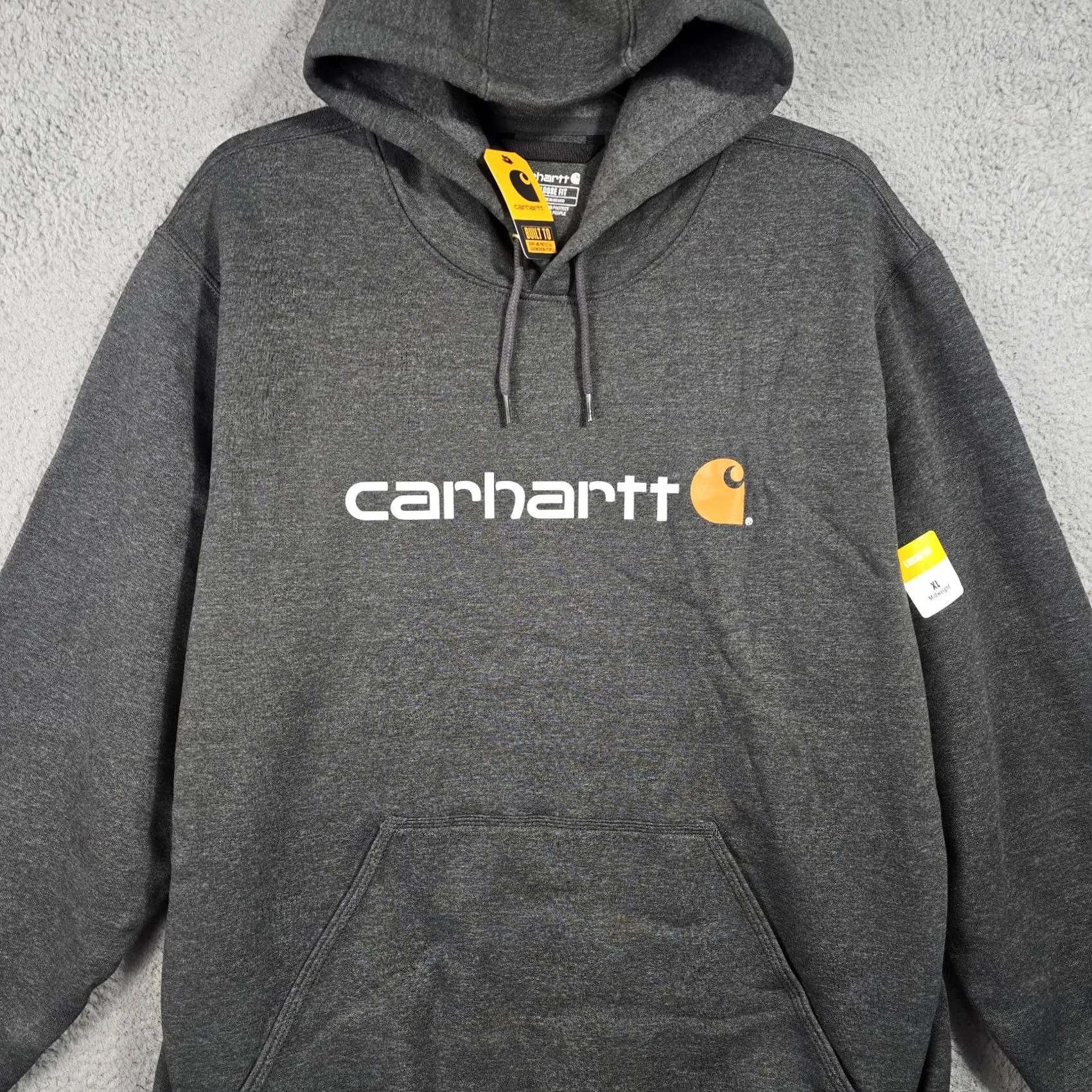 Carhartt Carhartt Hoodie Mens XL Gray Fleece Sweatshirt Outdoor Sweater Extra Large NWT Size US XL / EU 56 / 4 - 3 Thumbnail