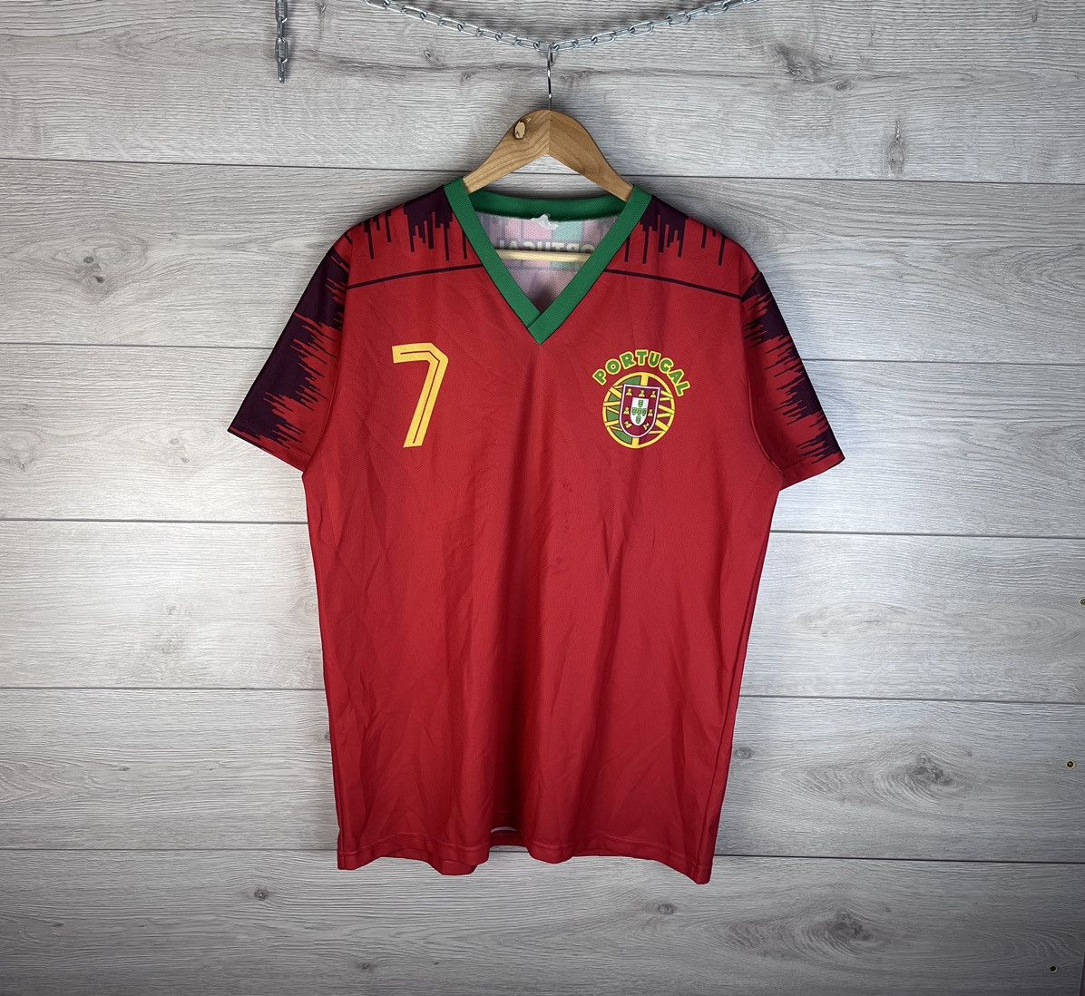 Other Men soccer jersey Portugal 🇵🇹 #7 Ronaldo Size US M / EU 48-50 / 2 - 2 Thumbnail