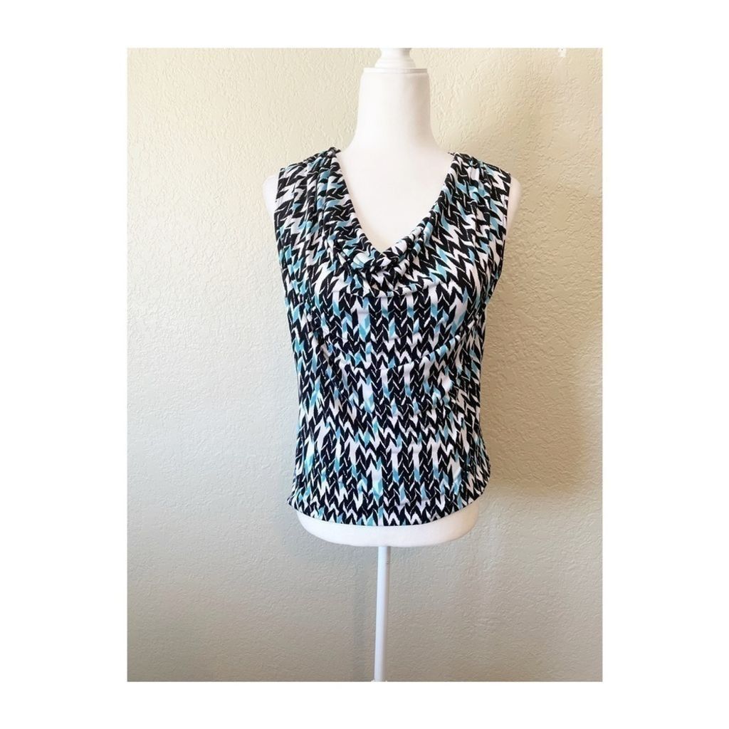 The Unbranded Brand Sleeveless Cowl Neck Top Size L / US 10 / IT 46 - 1 Thumbnail
