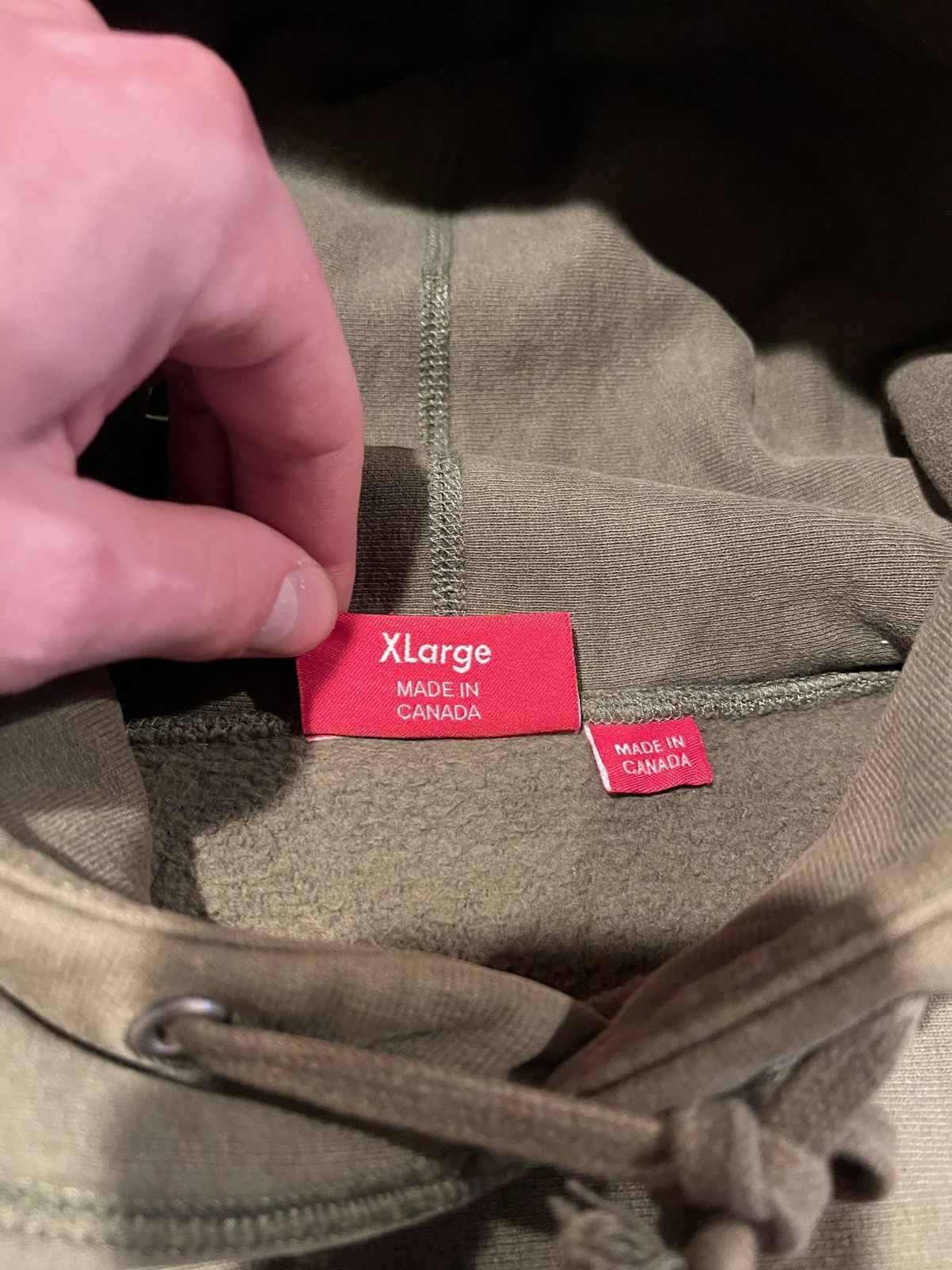 Supreme Supreme Olive Box Logo hoodie Size US XL / EU 56 / 4 - 8 Thumbnail
