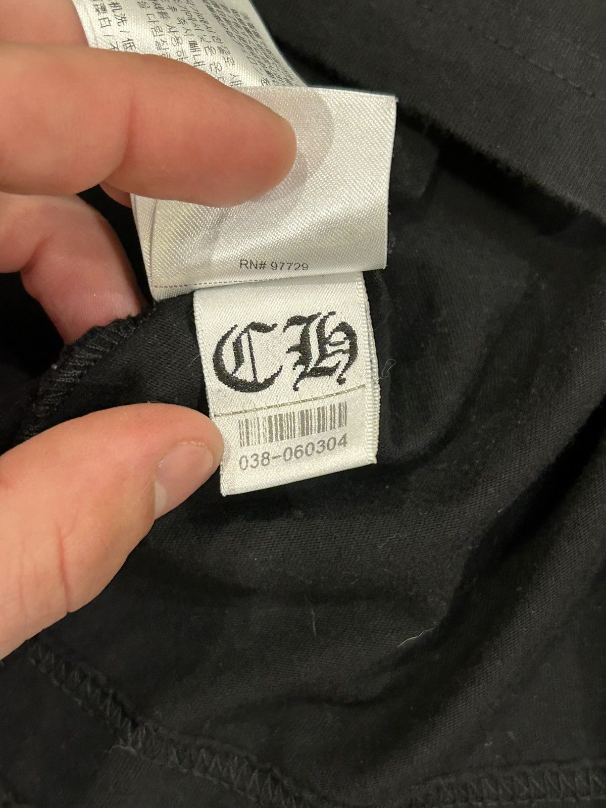 Chrome Hearts Chrome Hearts Neck Logo Tee Size US L / EU 52-54 / 3 - 7 Thumbnail