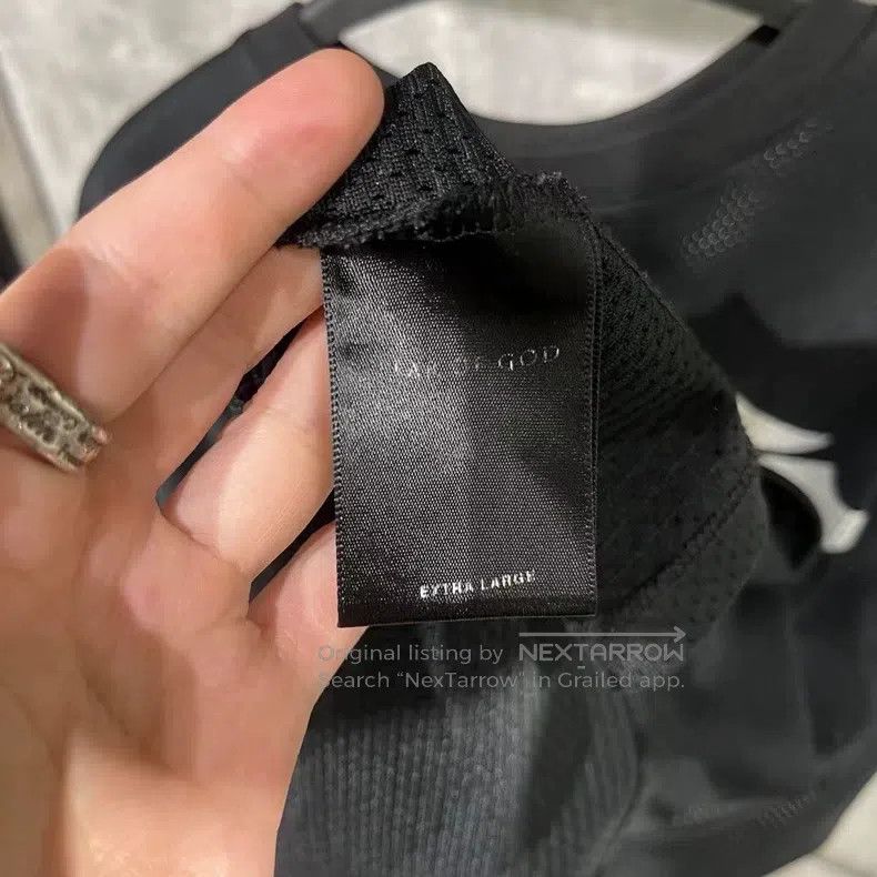 Fear of God Fear of God Black and white medal mesh baseball uniform sh Size US L / EU 52-54 / 3 - 6 Thumbnail