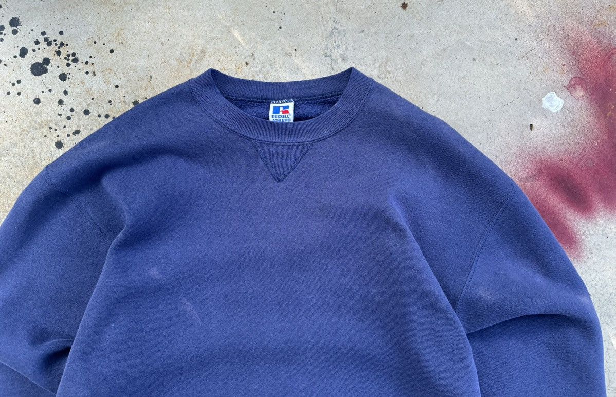 Russell Athletic 👹Vintage Sun Faded Russell Athletic Boxy Hoodie Size US L / EU 52-54 / 3 - 2 Thumbnail