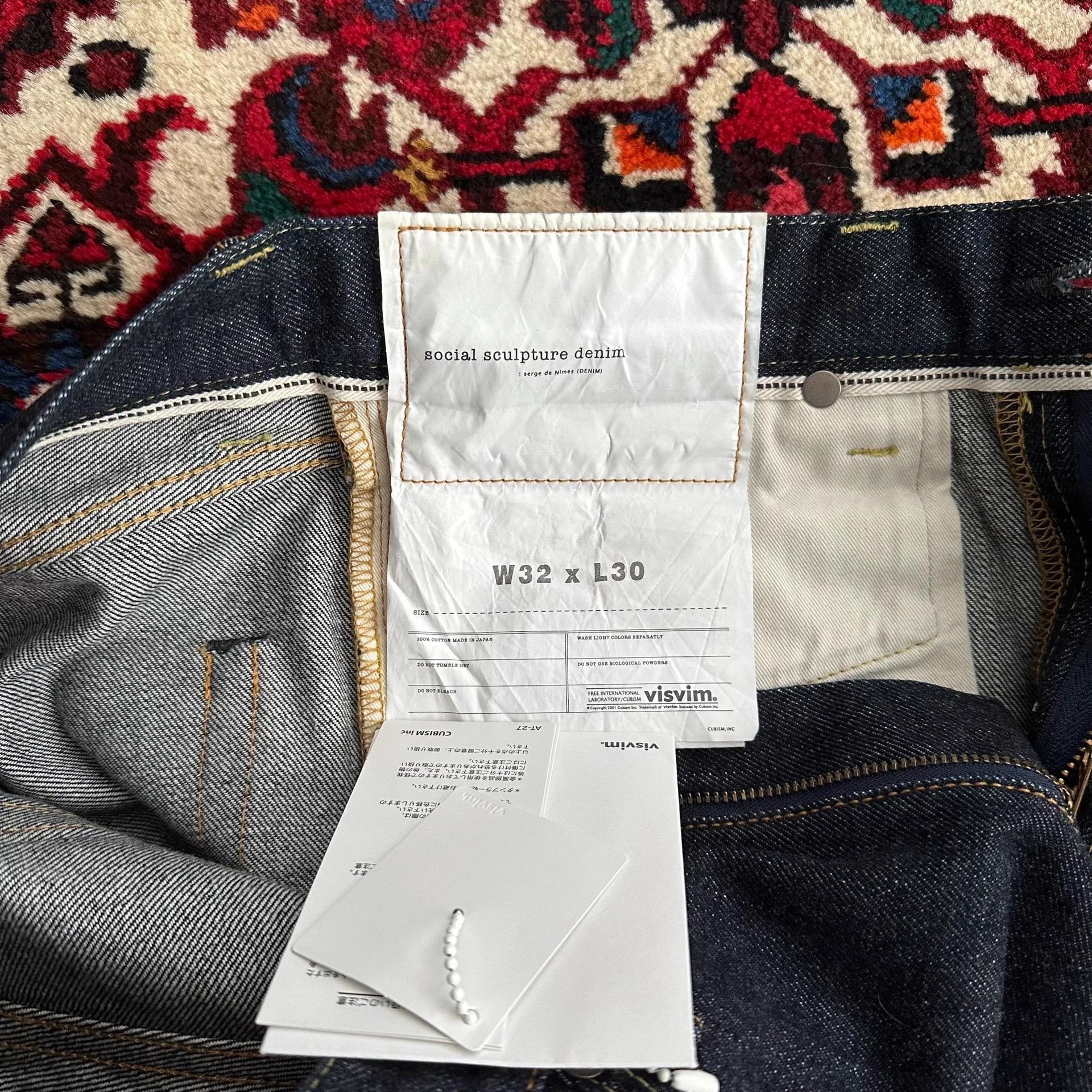 Visvim visvim 18aw 04r raw denim w32 l30 Size US 32 / EU 48 - 6 Thumbnail